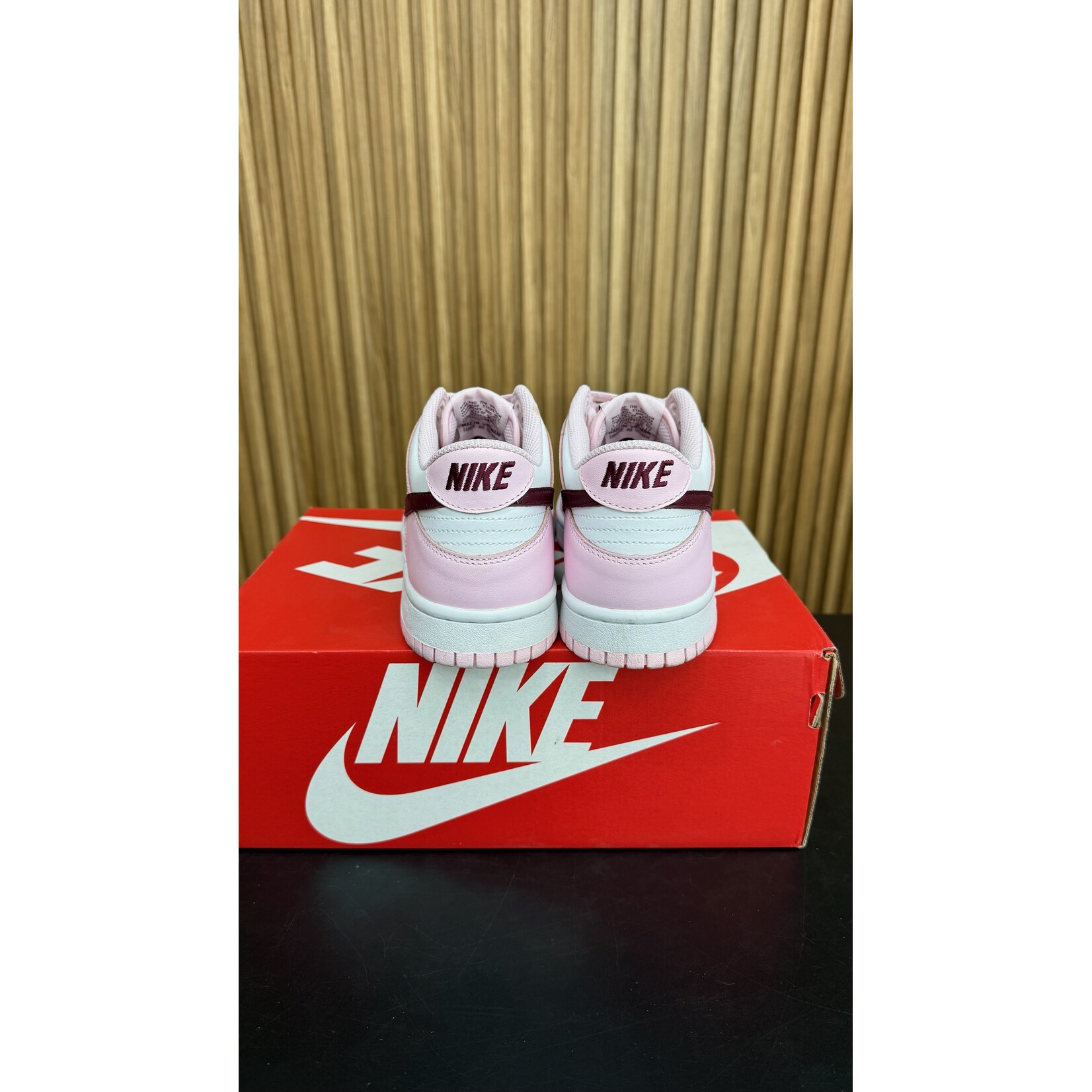 Nike Nike Dunk Low Pink Foam Red White (GS) Size 6.5Y, PREOWNED