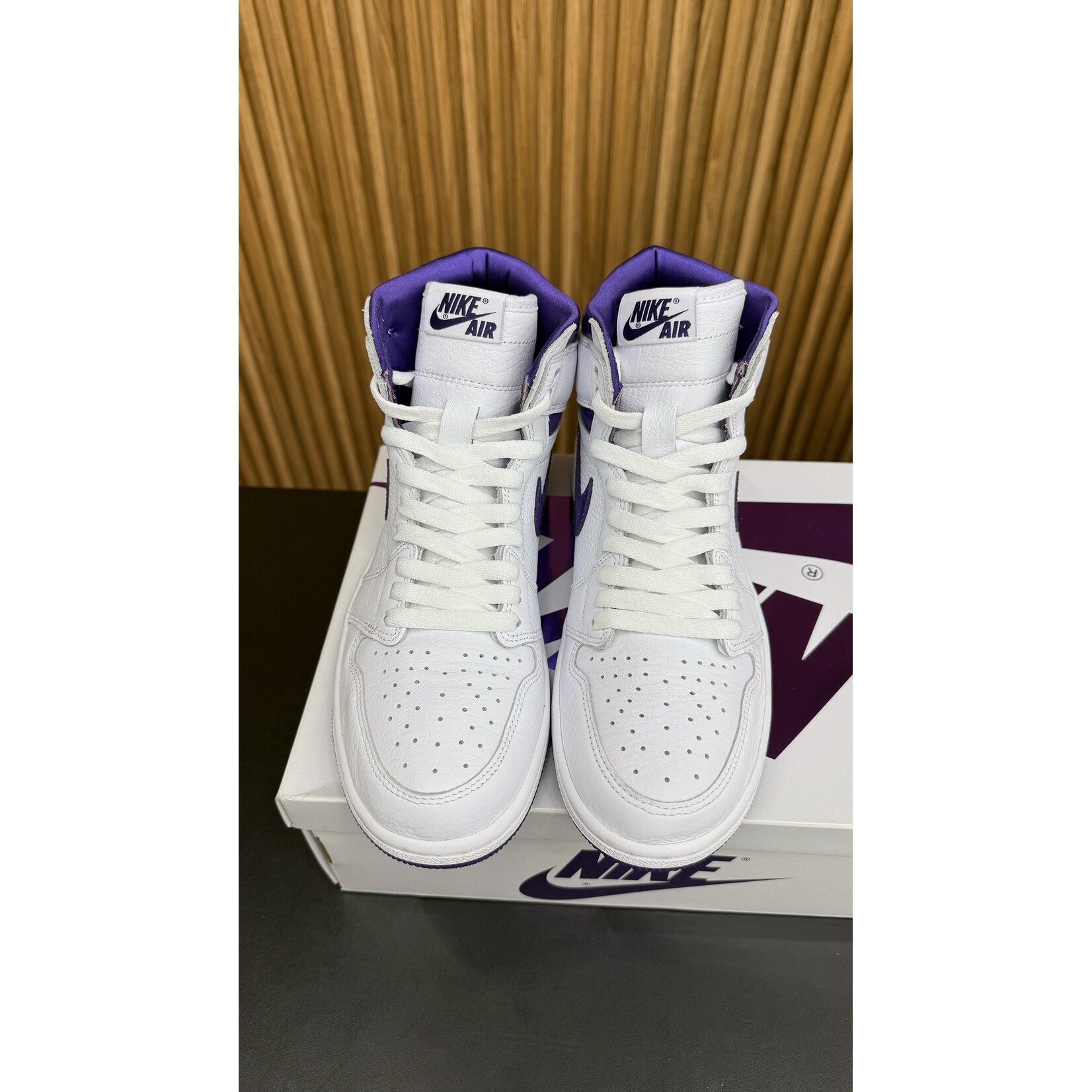 Jordan Jordan 1 Retro High Court Purple (Women's) Size 8W, PREOWNED