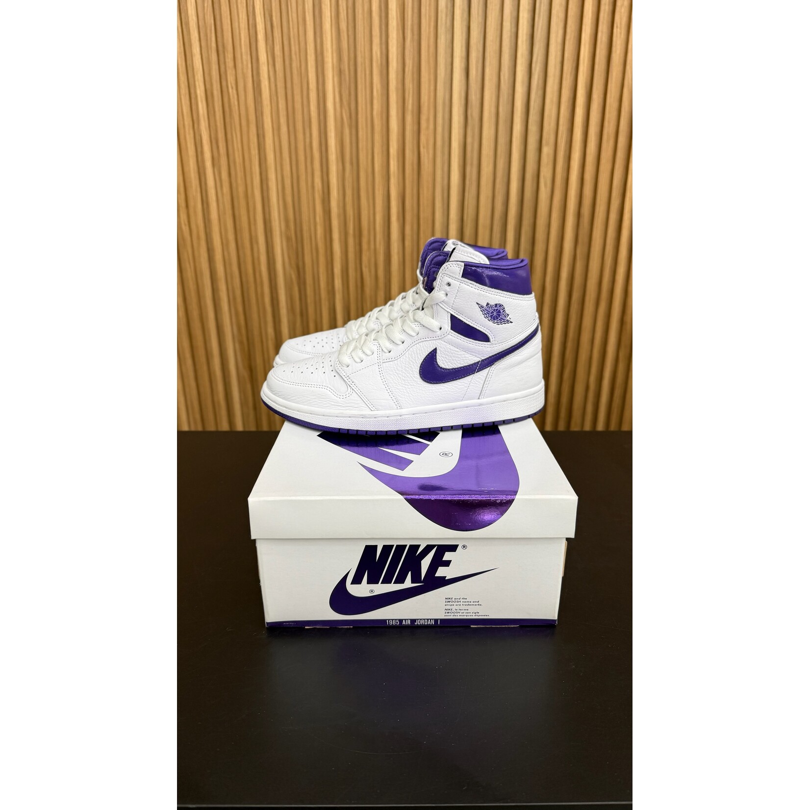 Jordan Jordan 1 Retro High Court Purple (Women's) Size 8W, PREOWNED