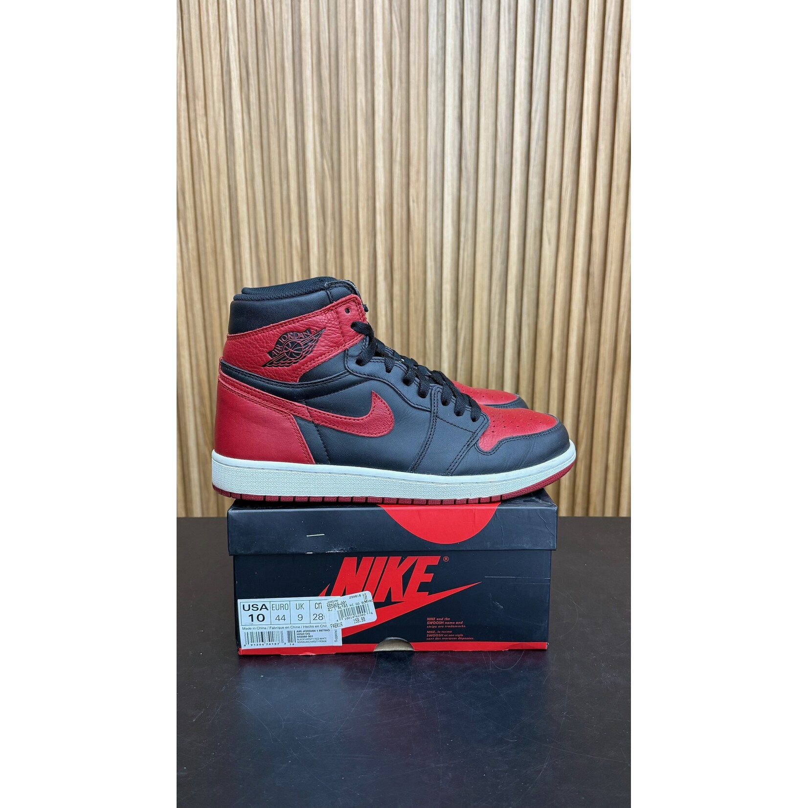 Jordan Jordan 1 Retro High Bred Banned (2016) Size 10, PREOWNED