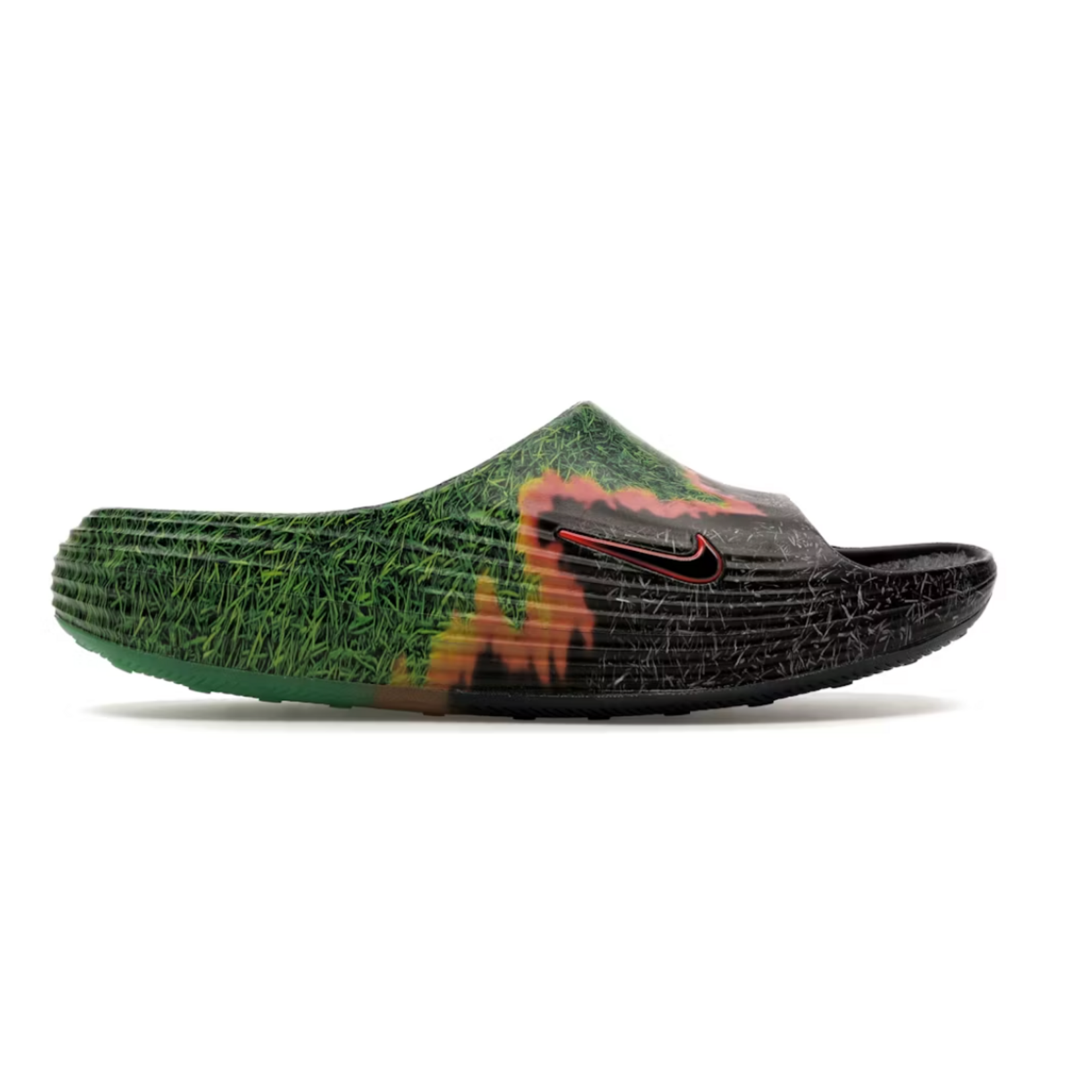 Nike Nike ReactX Rejuven8 Slide .SWOOSH Touch Grass Dark Smoke Grey Kelly Green Size 14, DS BRAND NEW*
