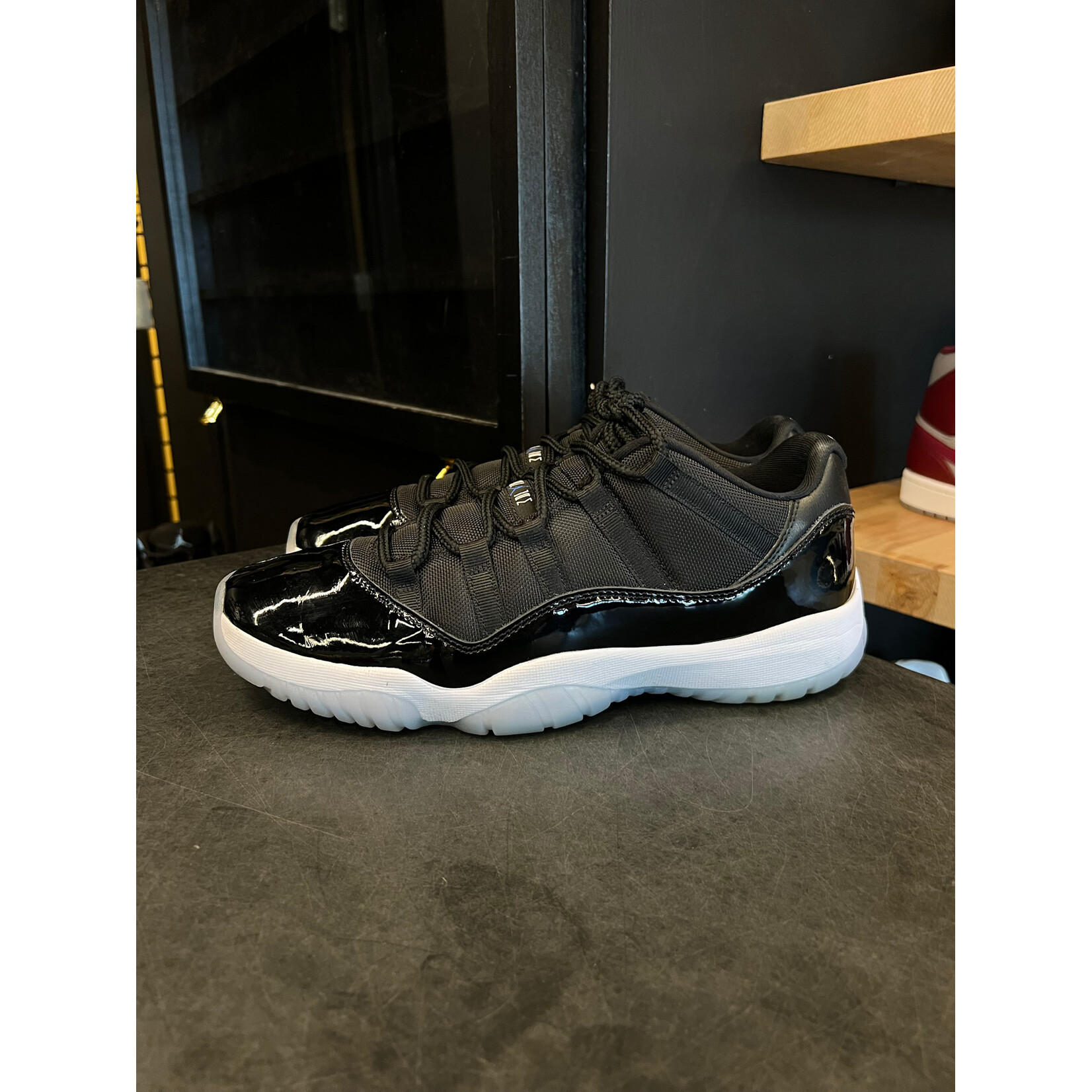 Jordan Jordan 11 Retro Low Space Jam Size 10.5, PREOWNED TRIED ON