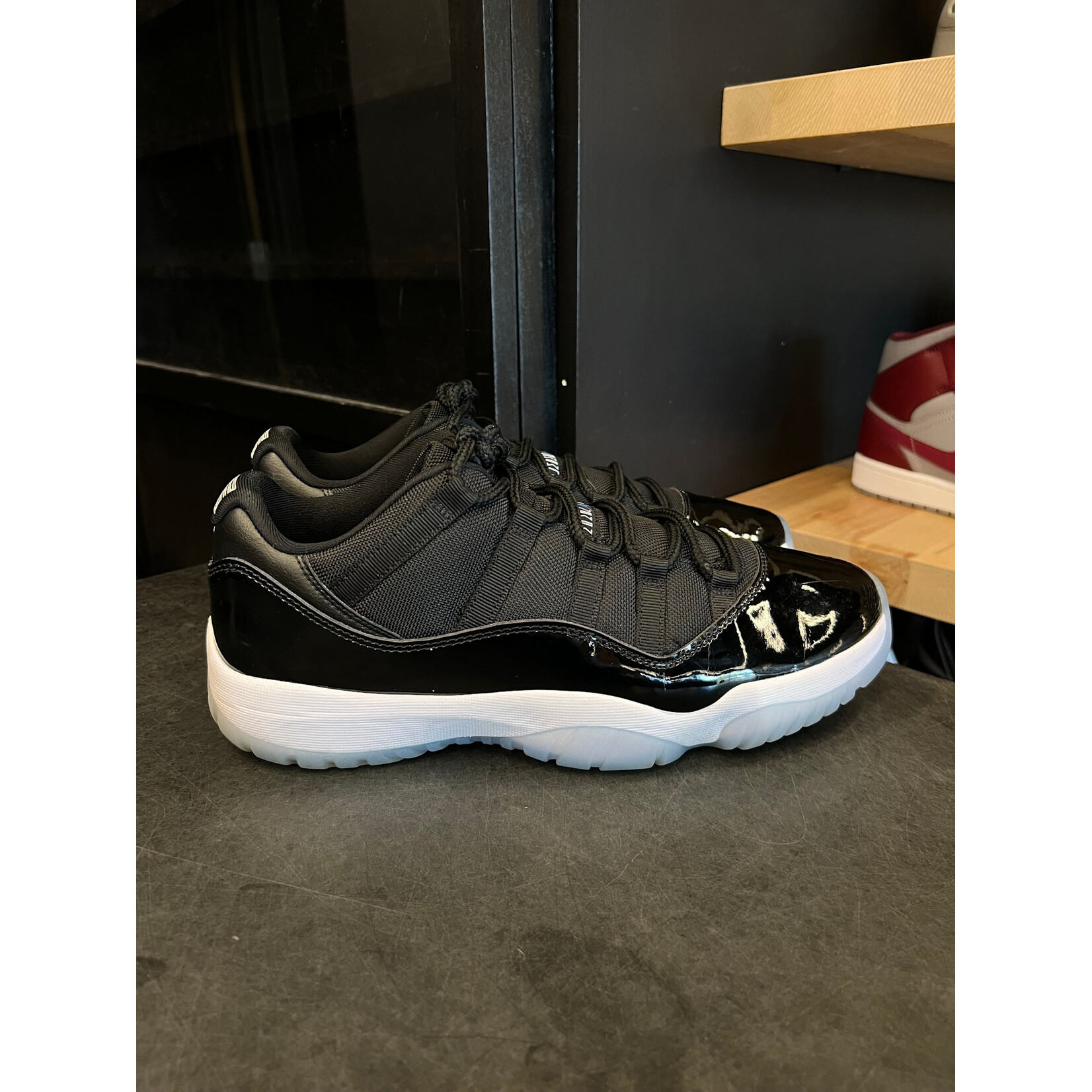 Jordan Jordan 11 Retro Low Space Jam Size 10.5, PREOWNED TRIED ON