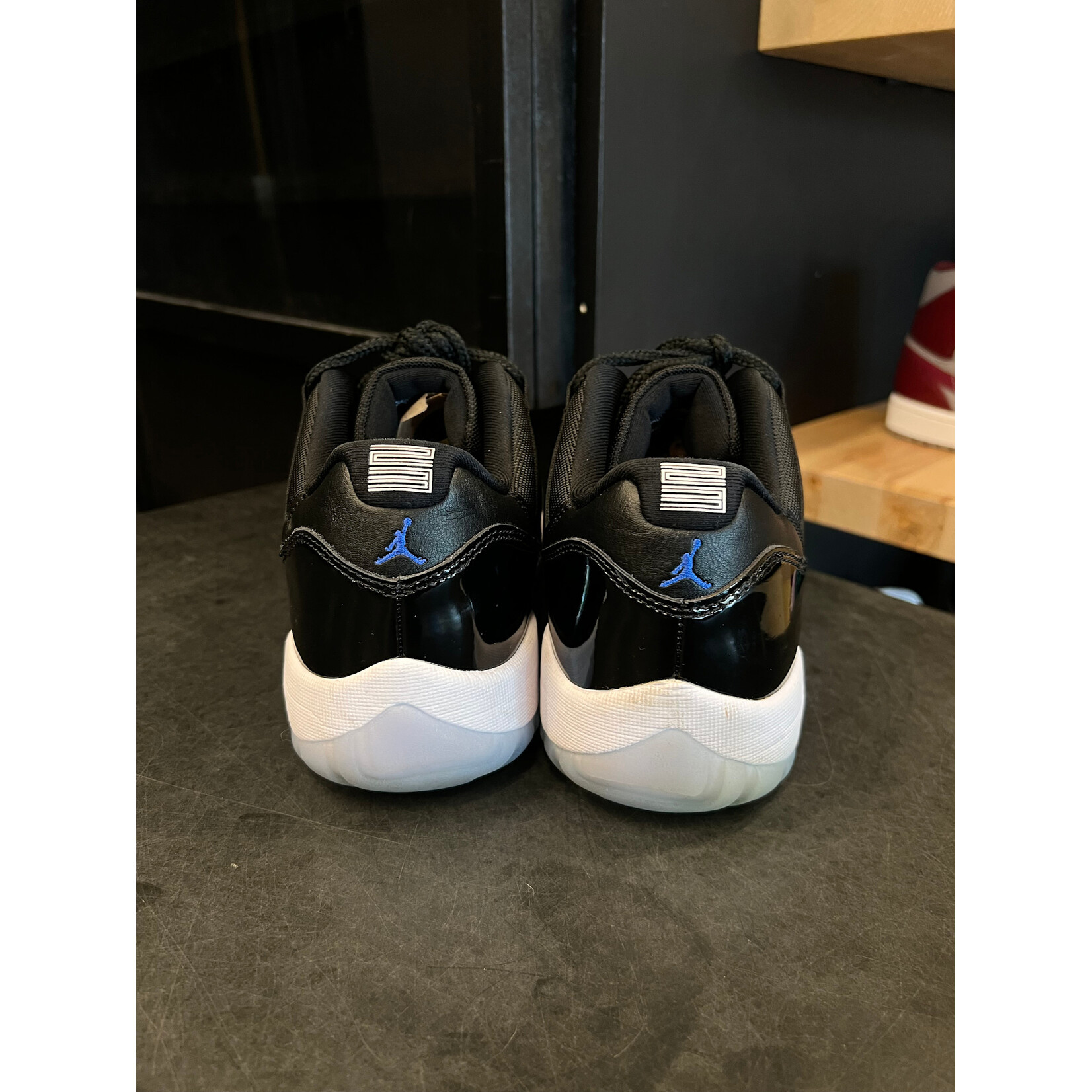 Jordan Jordan 11 Retro Low Space Jam Size 10.5, PREOWNED TRIED ON