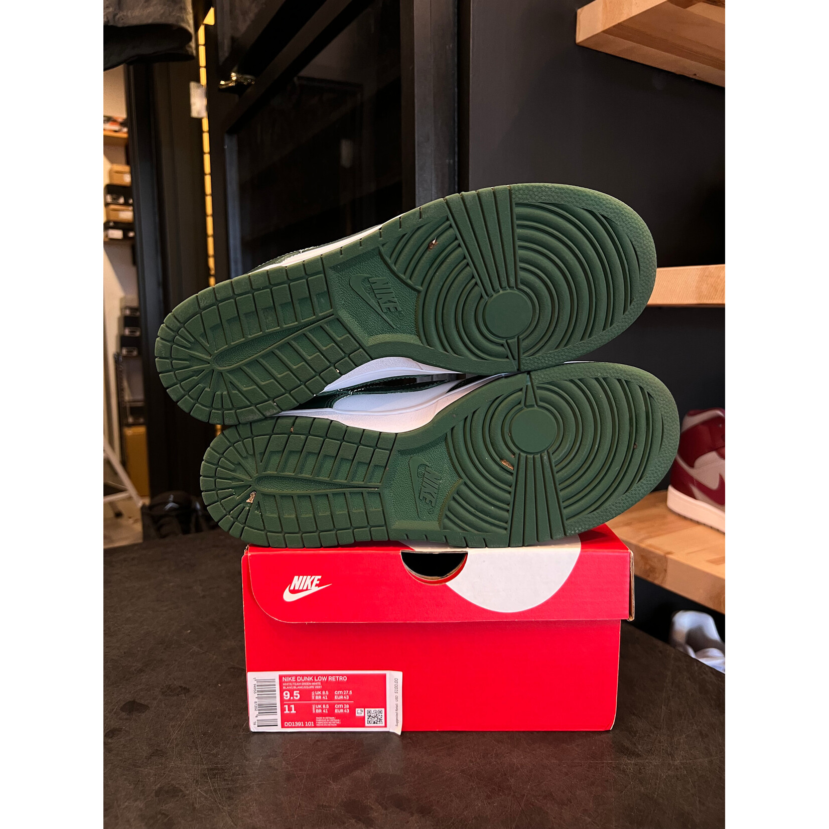 Nike Nike Dunk Low Michigan State Size 9.5, PREOWNED