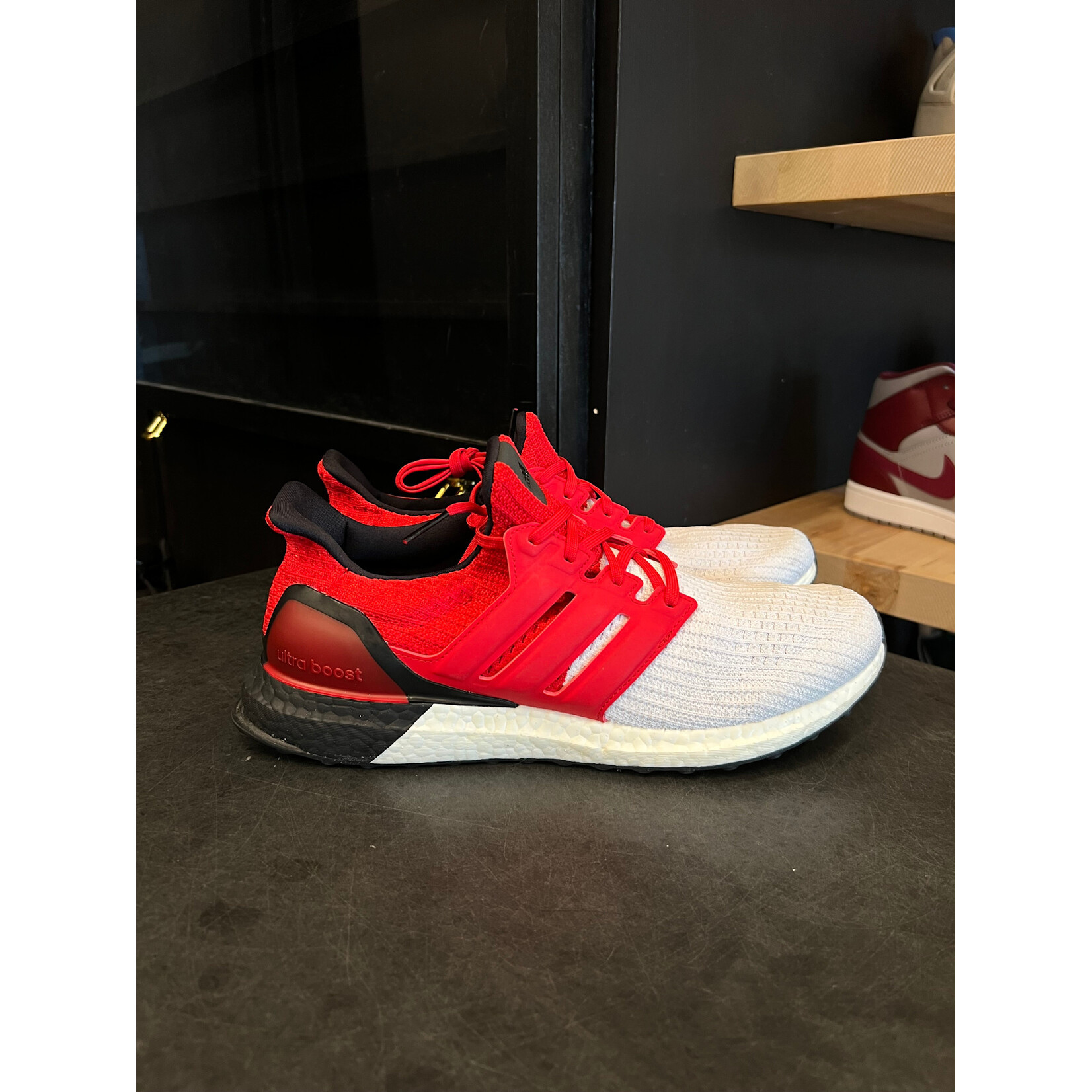 Adidas adidas Ultra Boost 4.0 White Red Black Size 10.5, PREOWNED*