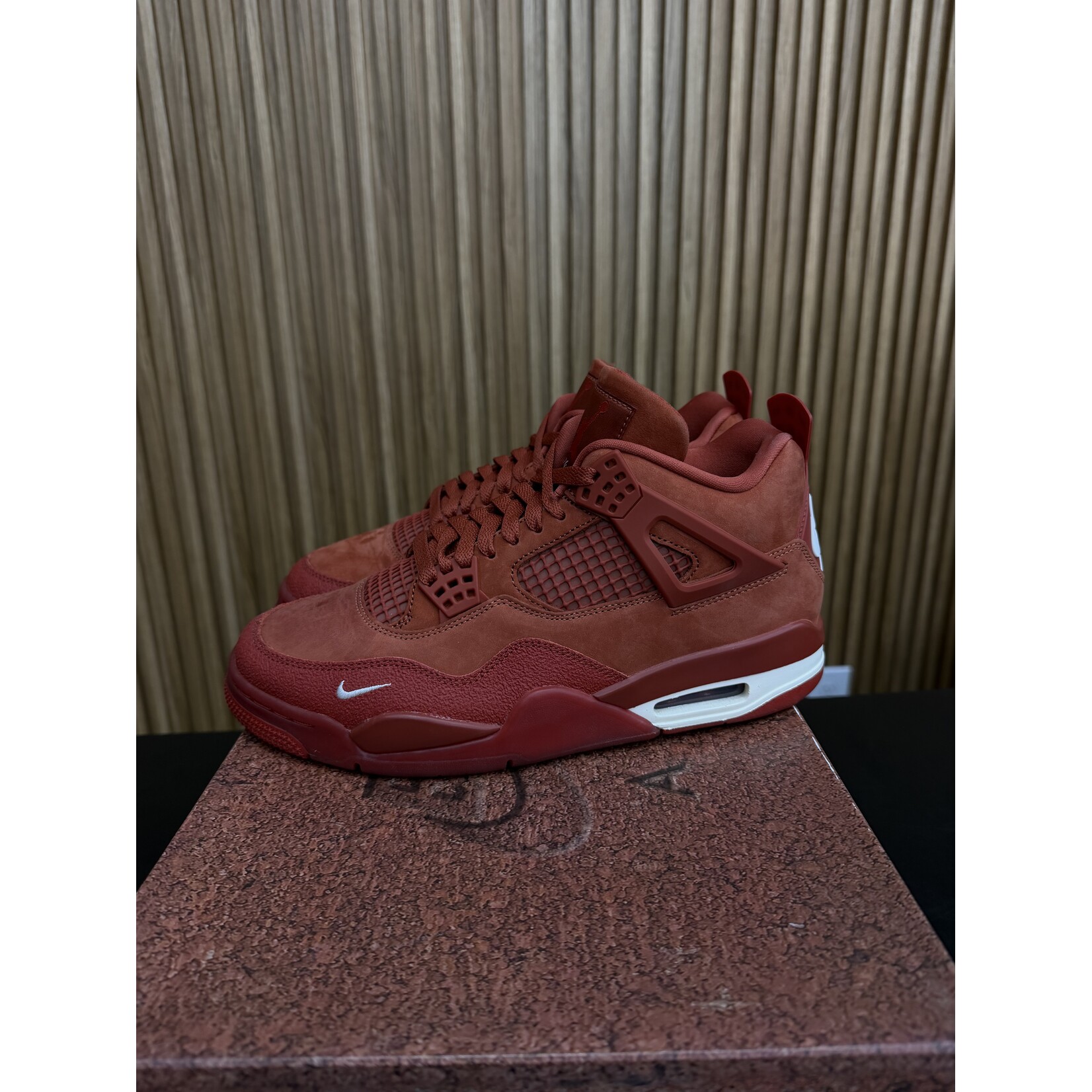 Jordan Jordan 4 Retro OG SP Nigel Sylvester Brick by Brick Size 9.5, PREOWNED*