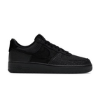 Nike Nike Air Force 1 Low '07 LX 3X Celebration Triple Black Size 9, DS BRAND NEW DAMAGE LID