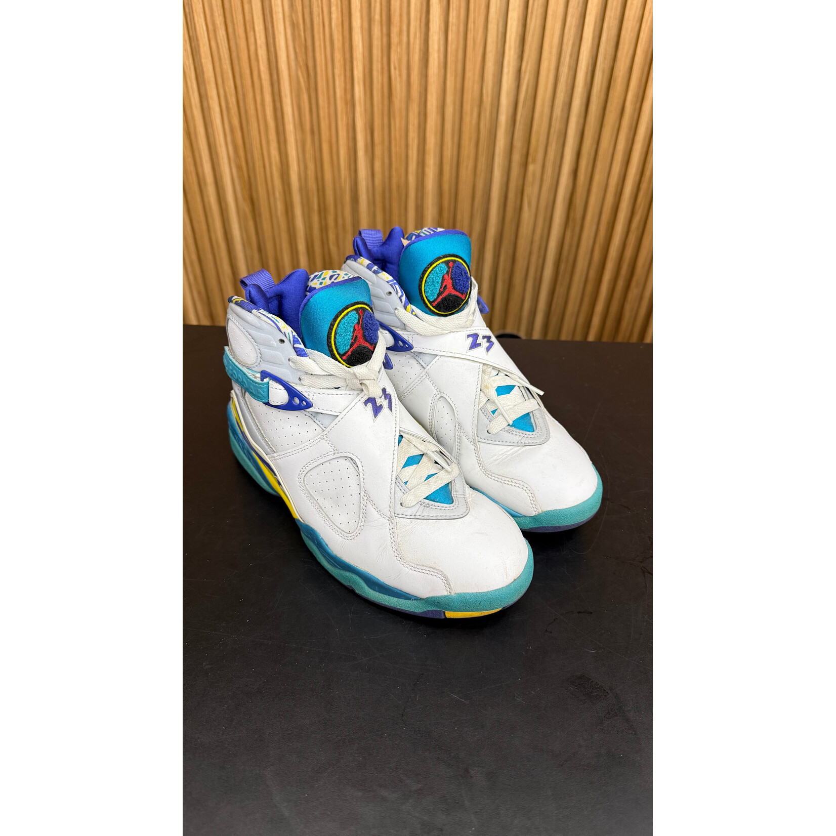 Jordan Jordan 8 Retro White Aqua (2019) (Women's) Size 8.5W, PREOWNED*