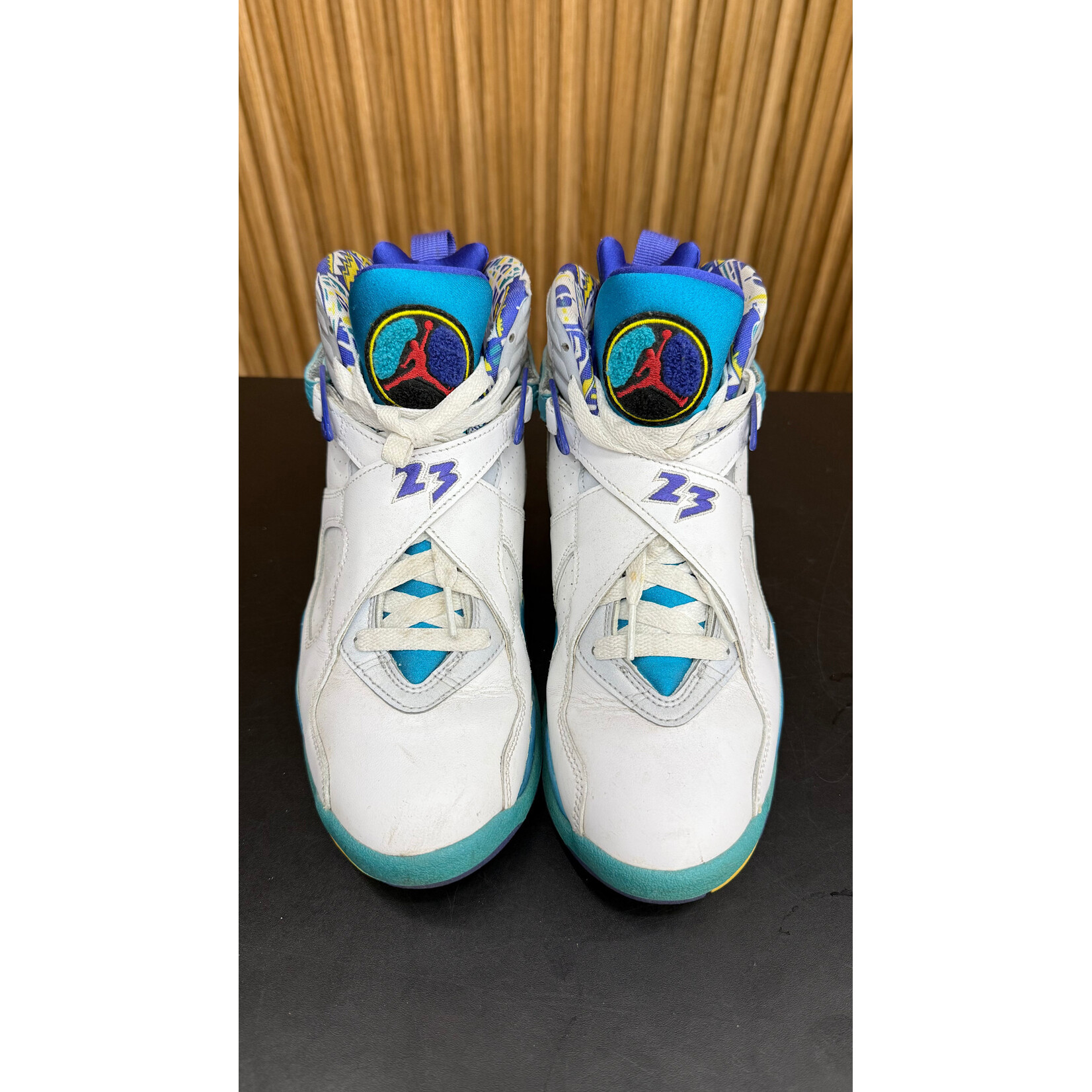 Jordan Jordan 8 Retro White Aqua (2019) (Women's) Size 8.5W, PREOWNED*