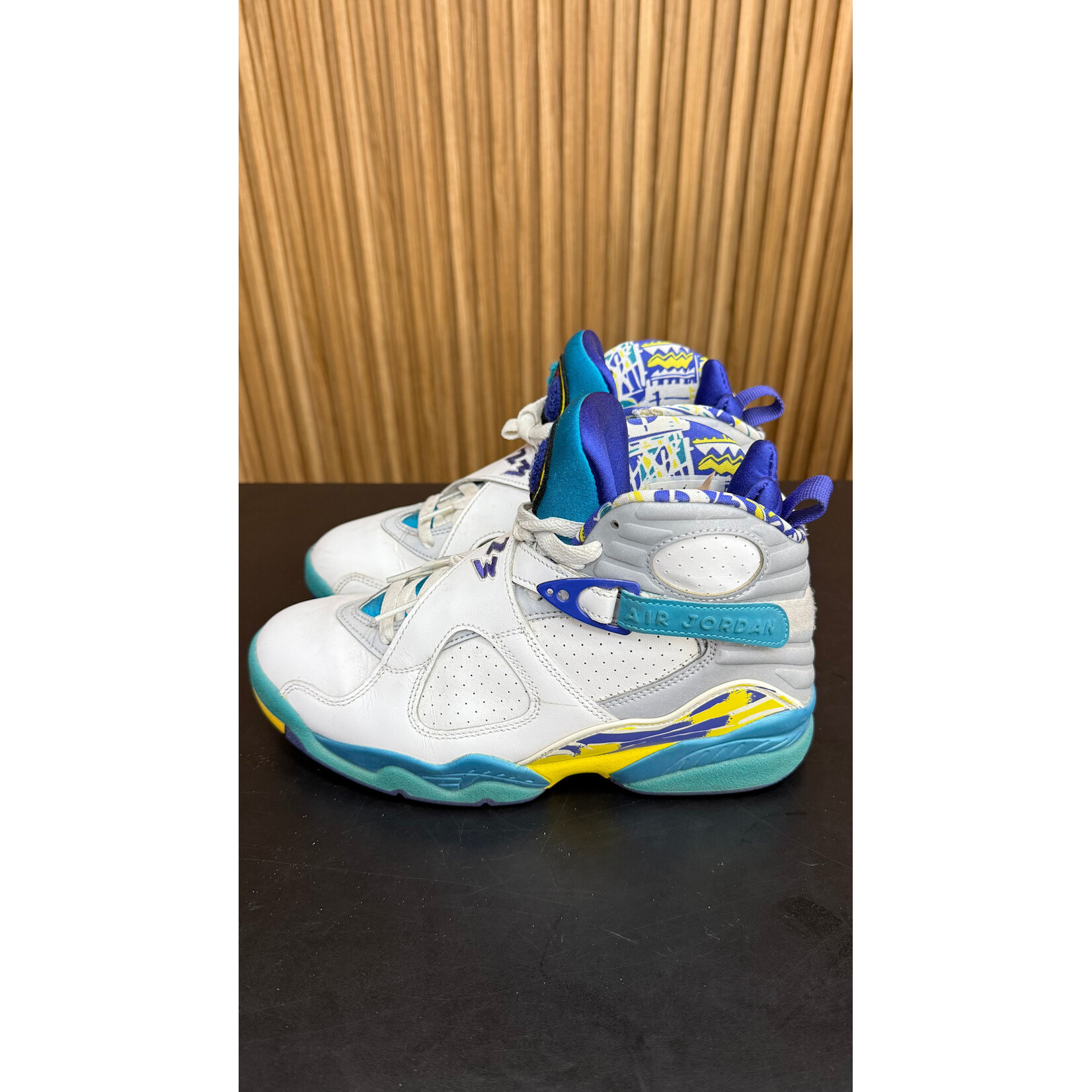 Jordan Jordan 8 Retro White Aqua (2019) (Women's) Size 8.5W, PREOWNED*