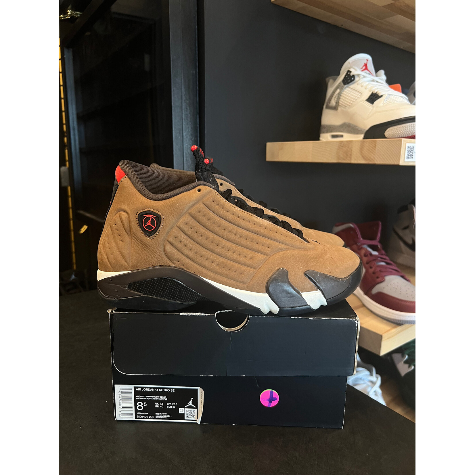 Jordan Jordan 14 Retro Winterized Archaeo Brown Size 8.5, PREOWNED
