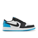 Jordan Jordan 1 Retro Low OG Black Dark Powder Blue (GS) Size 7Y, DS BRAND NEW