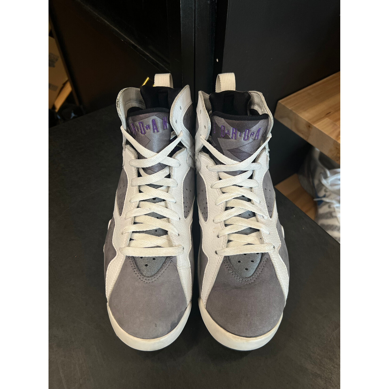 Jordan Jordan 7 Retro Flint Size 8.5, PREOWNED*