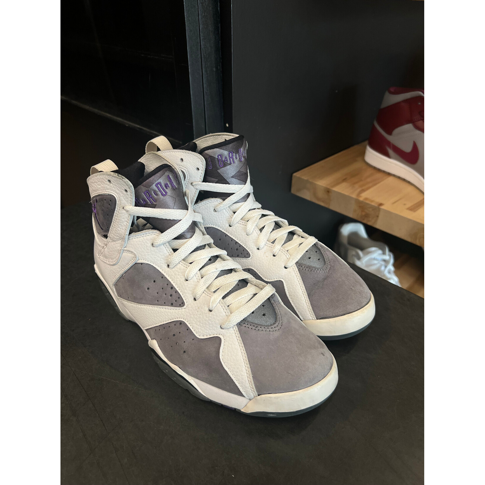 Jordan Jordan 7 Retro Flint Size 8.5, PREOWNED*