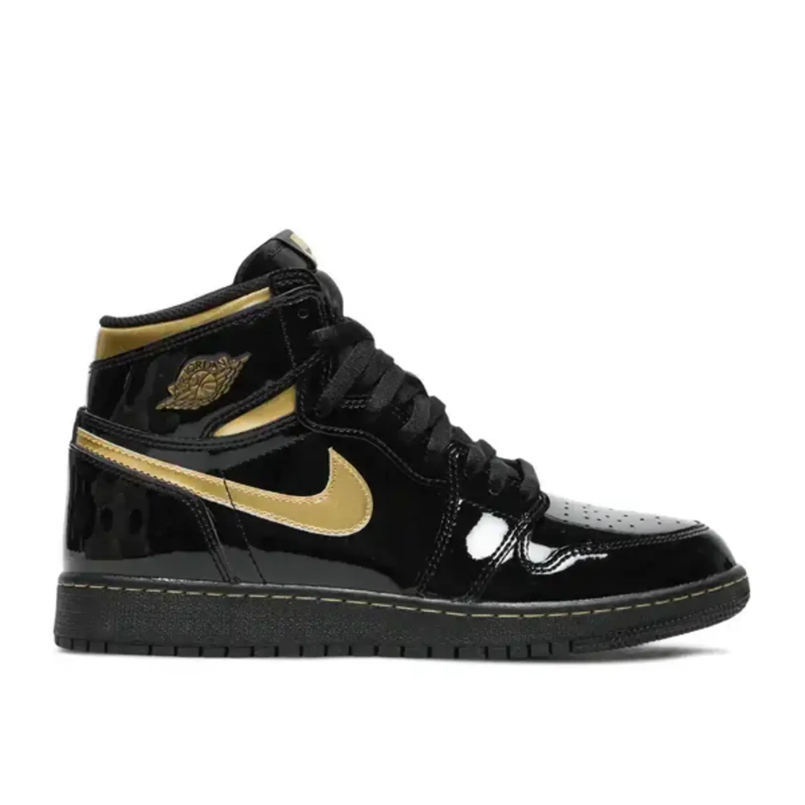 Jordan Jordan 1 Retro High Black Metallic Gold (2020) Size 10.5, DS BRAND NEW*