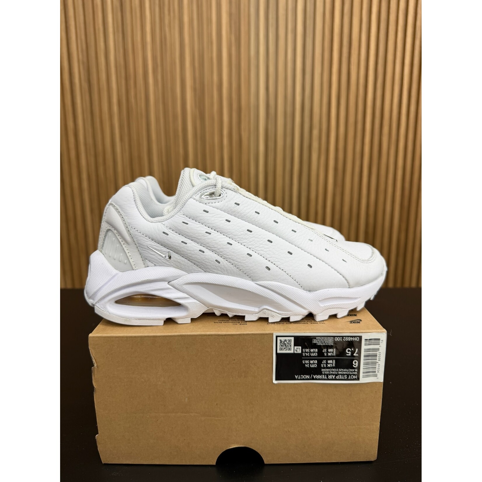 Nike Nike Hot Step Air Terra Drake NOCTA White Size 6, PREOWNED TRIED ON NO TOP LID