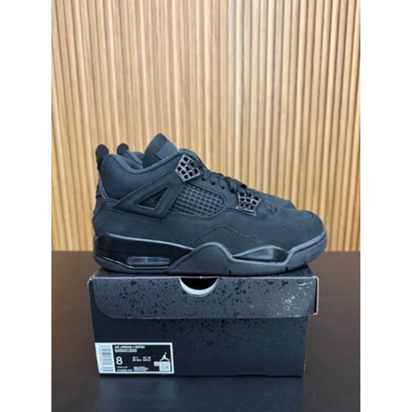 Jordan Jordan 4 Retro Black Cat (2025) Size 8, PREOWNED