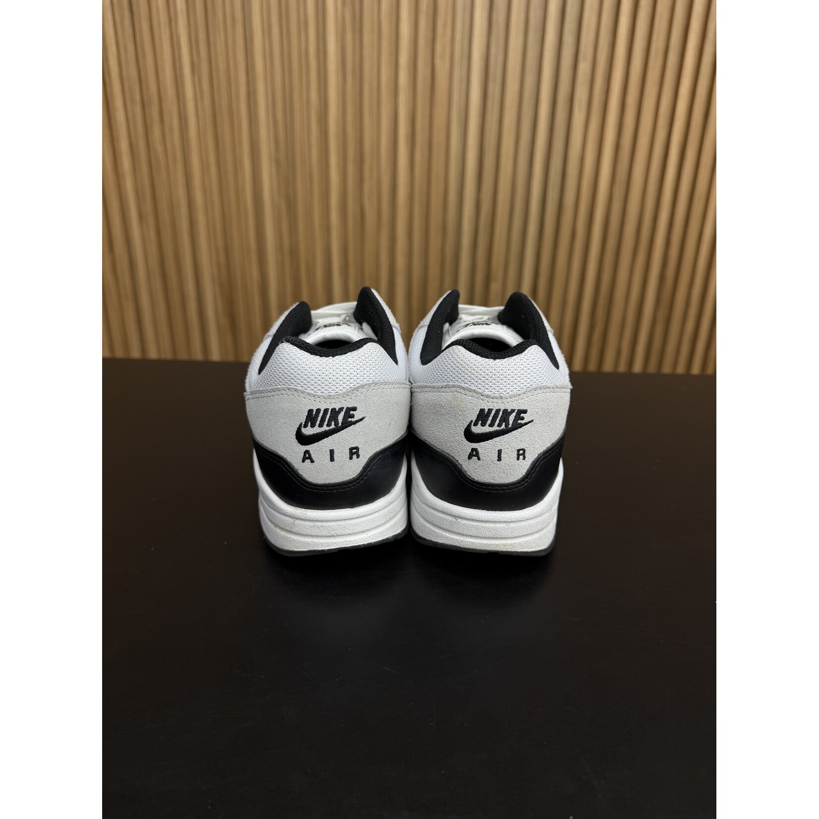 Nike Nike Air Max 1 Essential White Pure Platinum Black Size 9, PREOWNED NO BOX