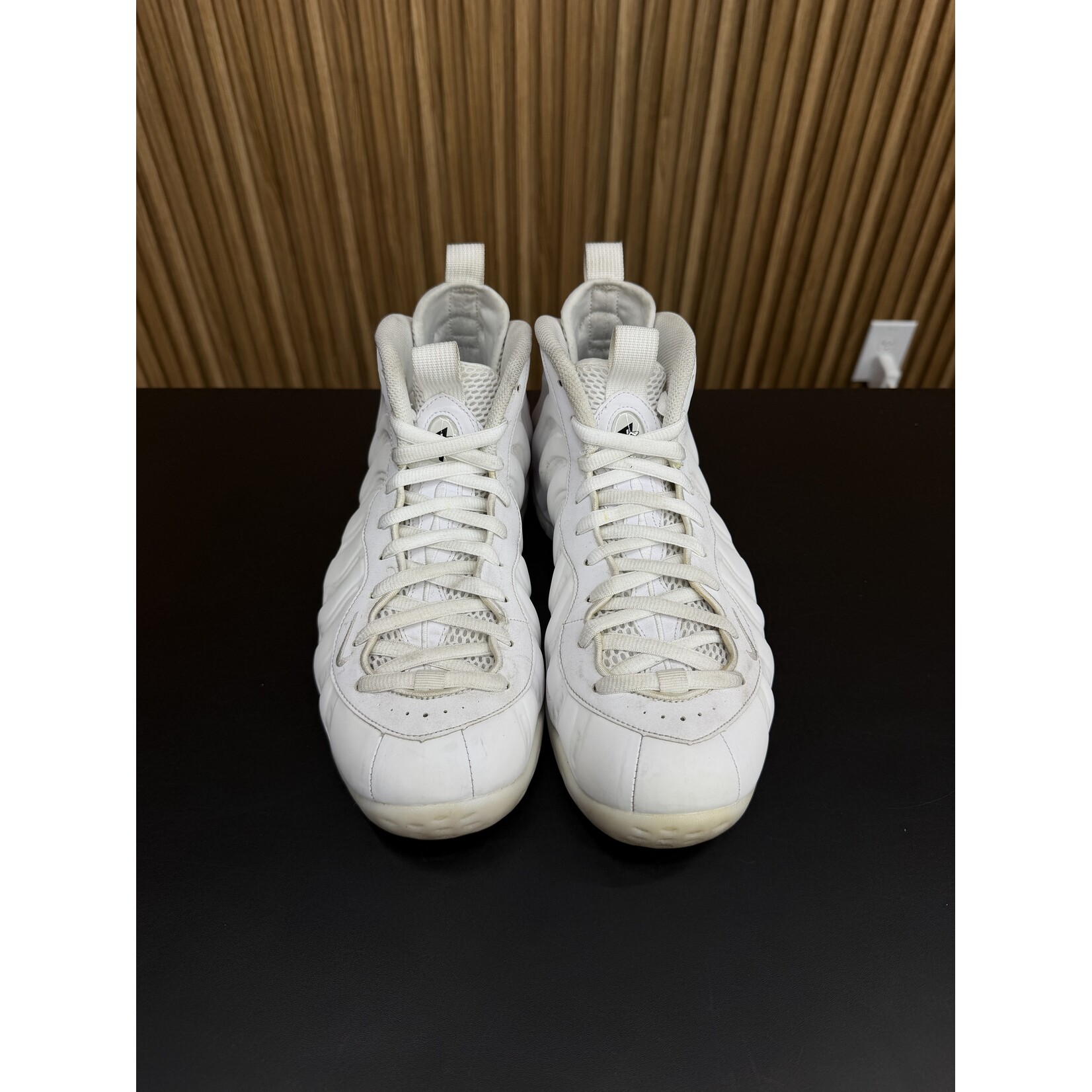 Nike Nike Air Foamposite One Triple White Size 9, PREOWNED NO BOX