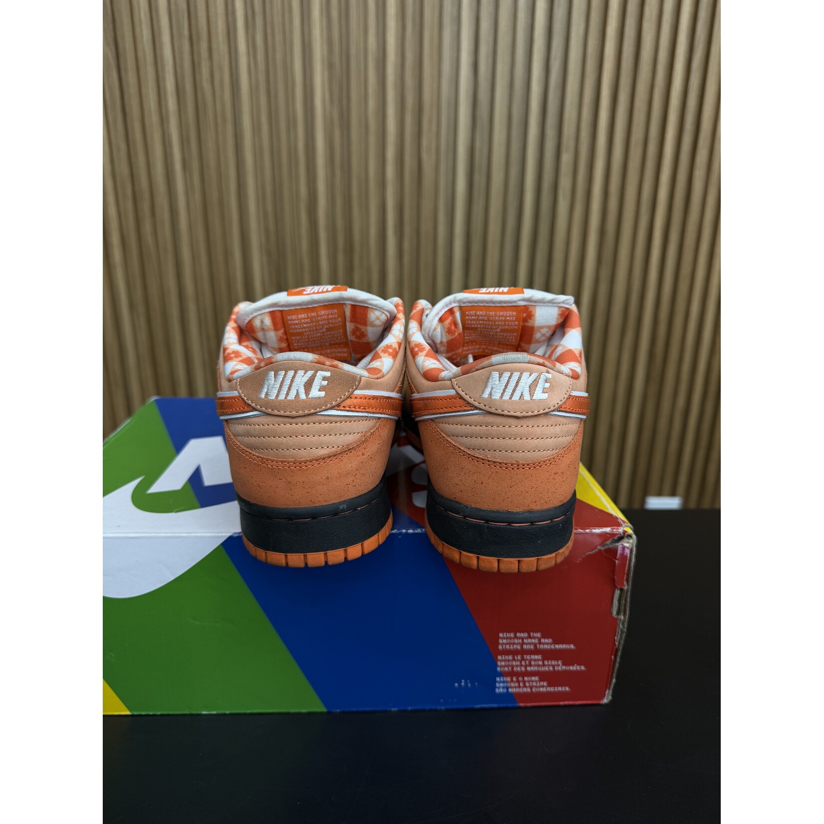 Nike Nike SB Dunk Low Concepts Orange Lobster Size 9.5, PREOWNED*