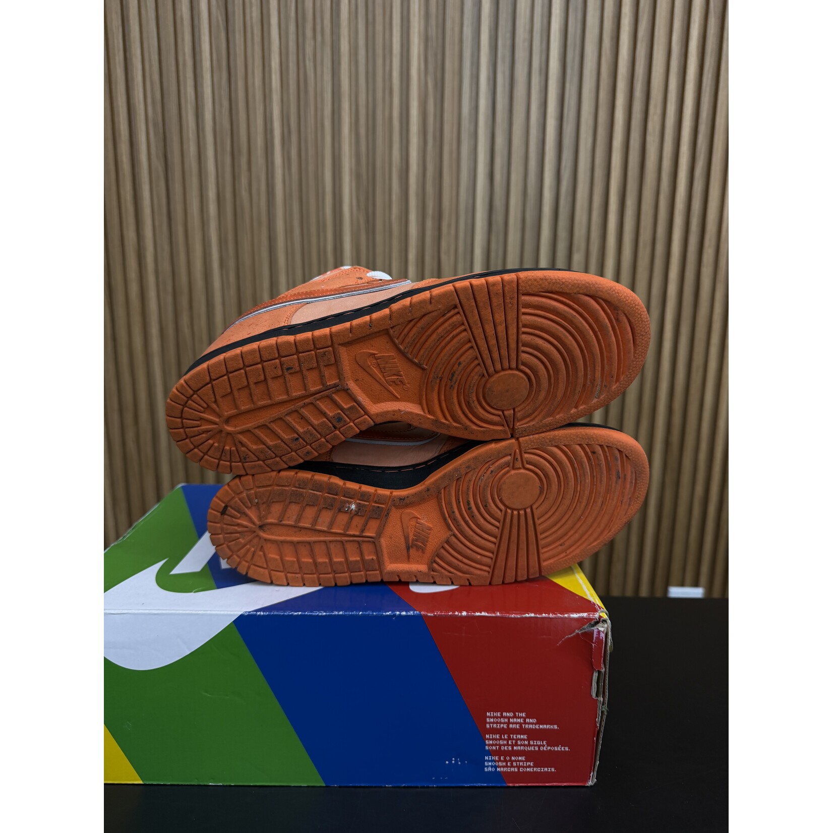 Nike Nike SB Dunk Low Concepts Orange Lobster Size 9.5, PREOWNED*