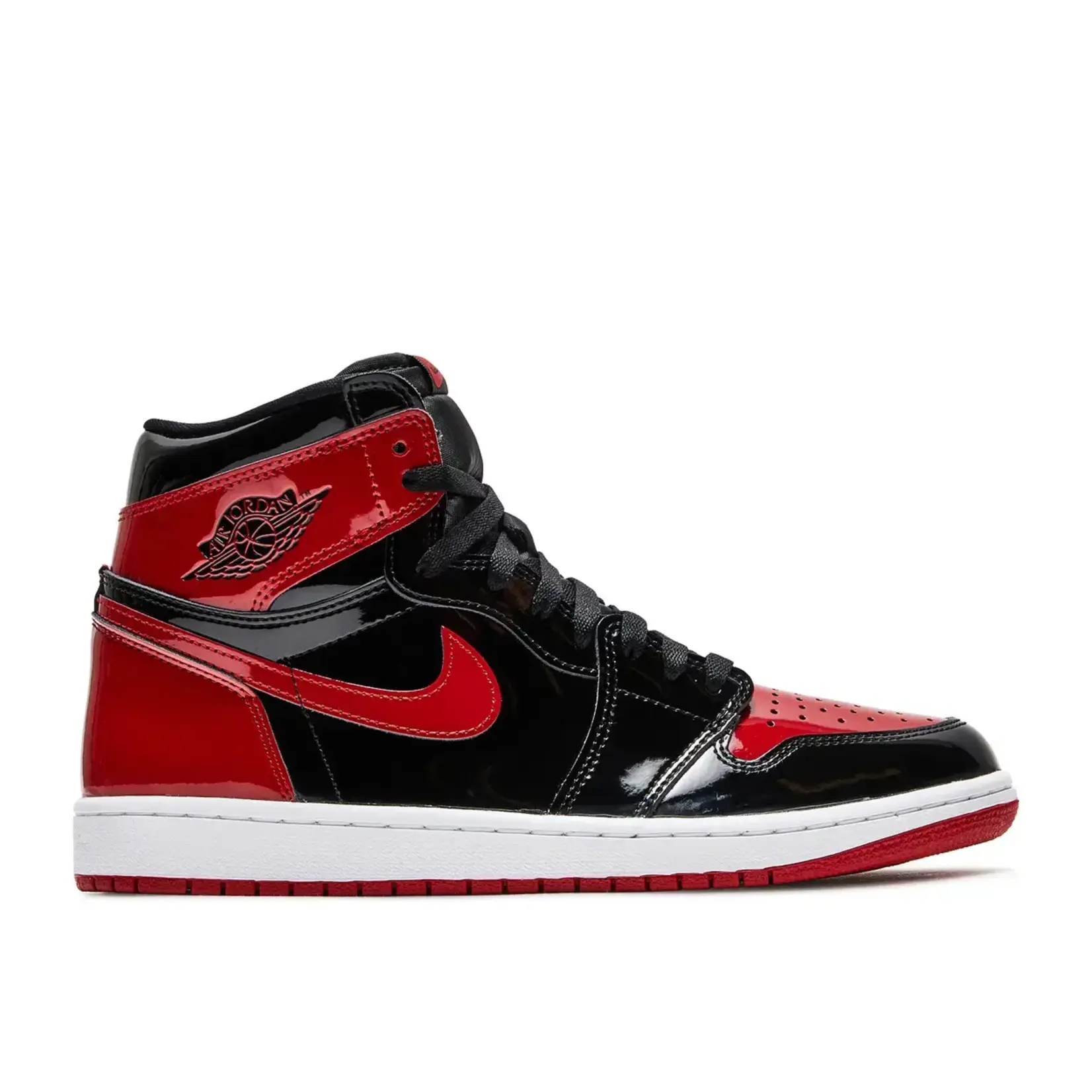 Jordan Jordan 1 Retro High OG Patent Bred Size 9, DS BRAND NEW NO BOX
