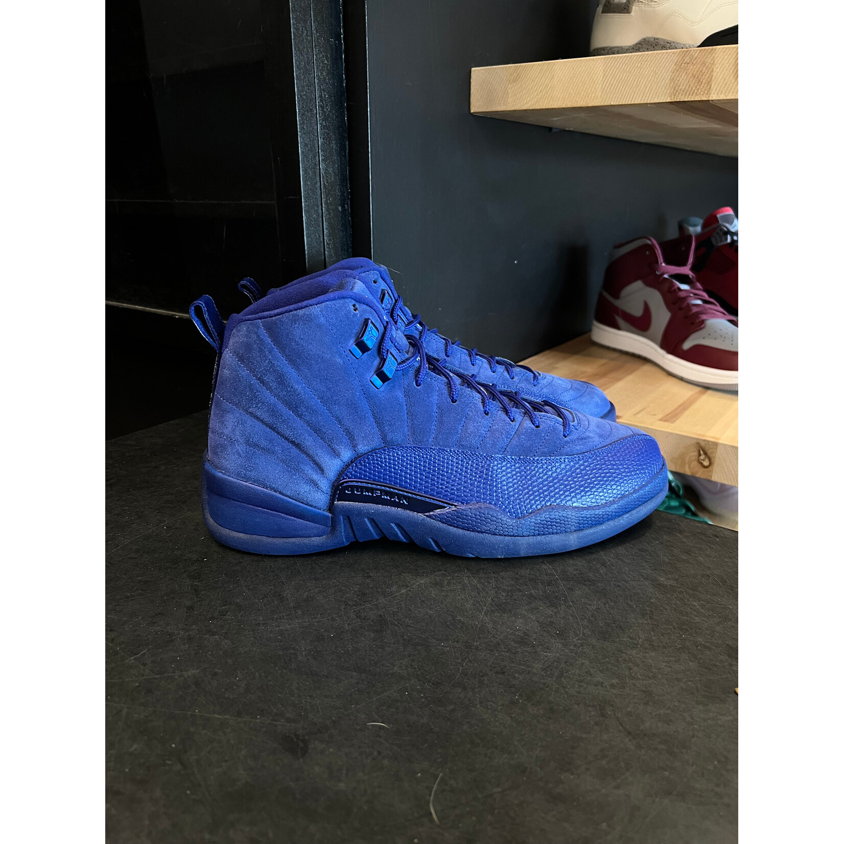 Jordan Jordan 12 Retro Deep Royal Blue Size 10, PREOWNED NO BOX*