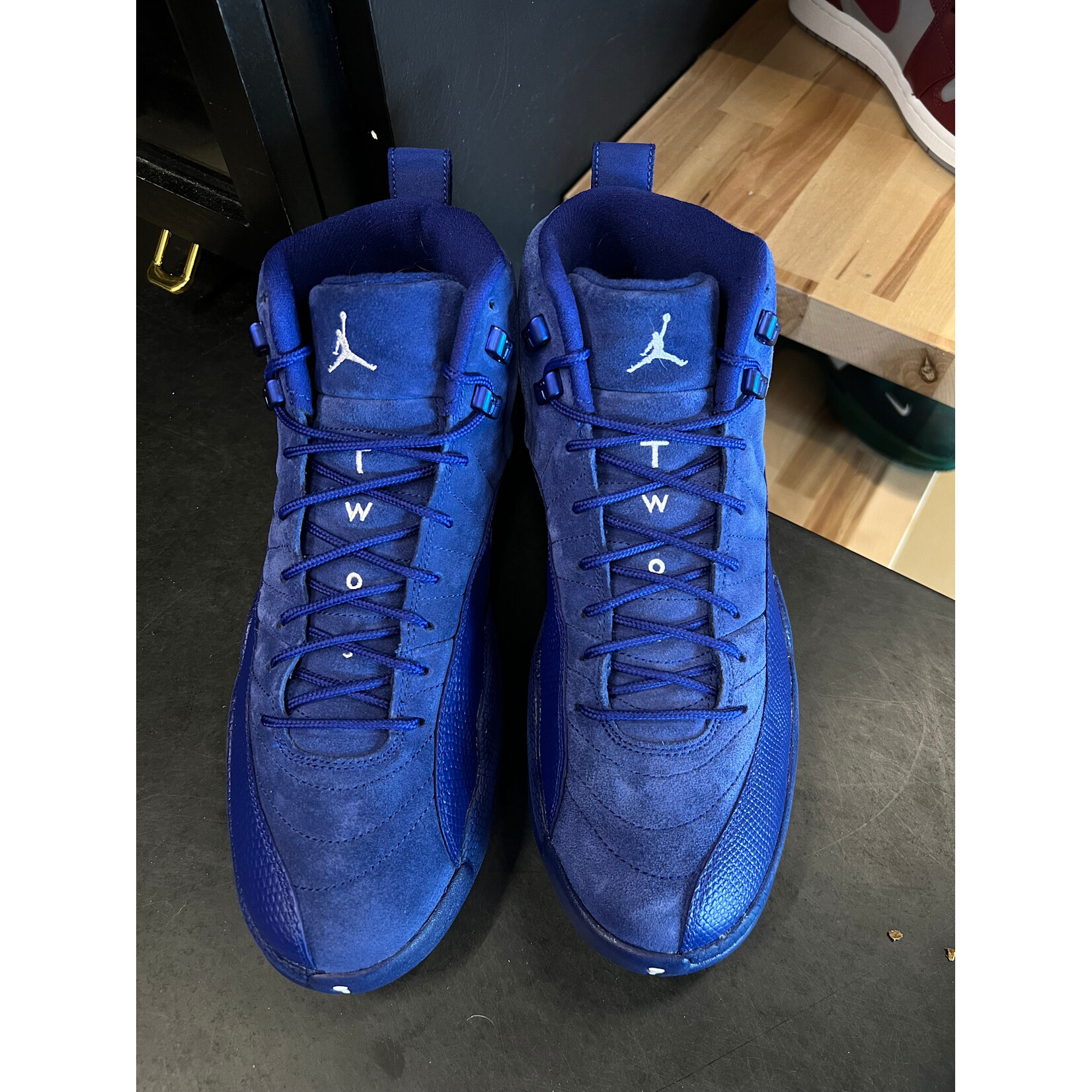 Jordan Jordan 12 Retro Deep Royal Blue Size 10, PREOWNED NO BOX*