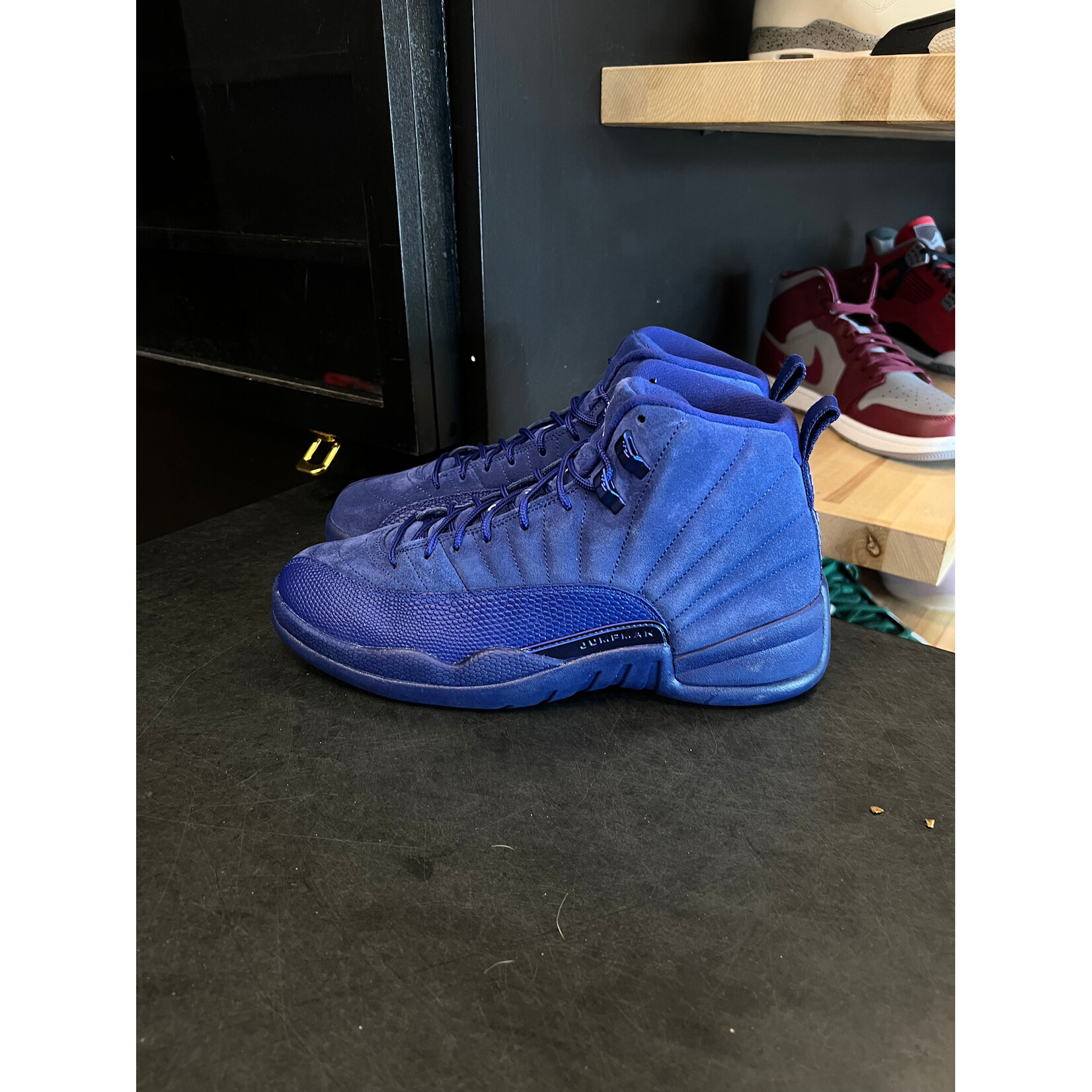 Jordan Jordan 12 Retro Deep Royal Blue Size 10, PREOWNED NO BOX*