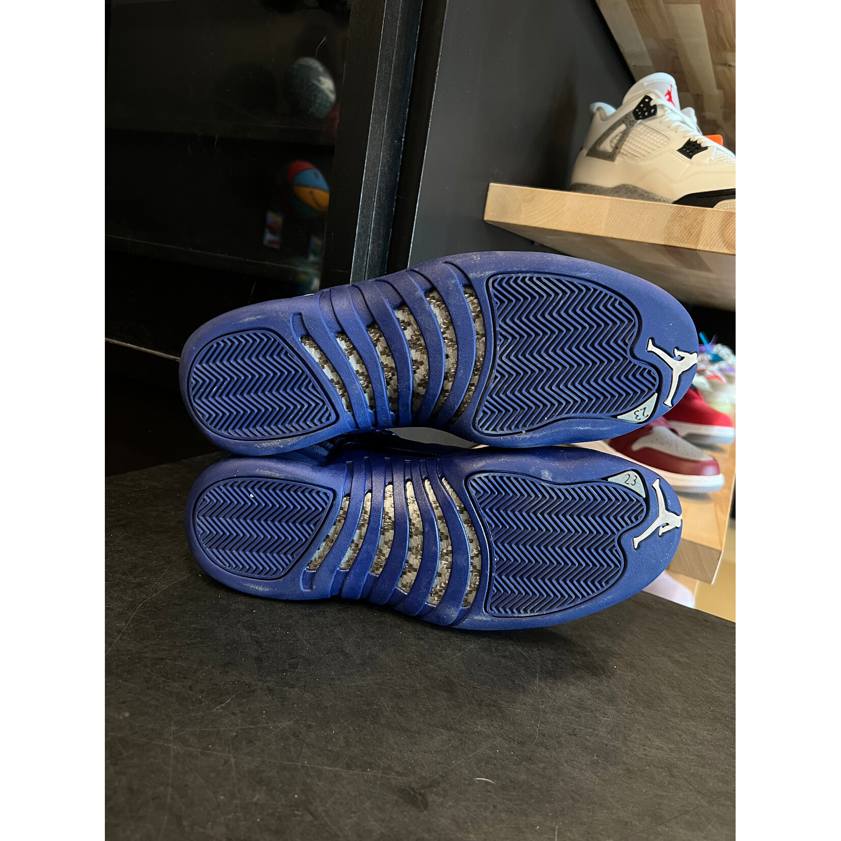 Jordan Jordan 12 Retro Deep Royal Blue Size 10, PREOWNED NO BOX*