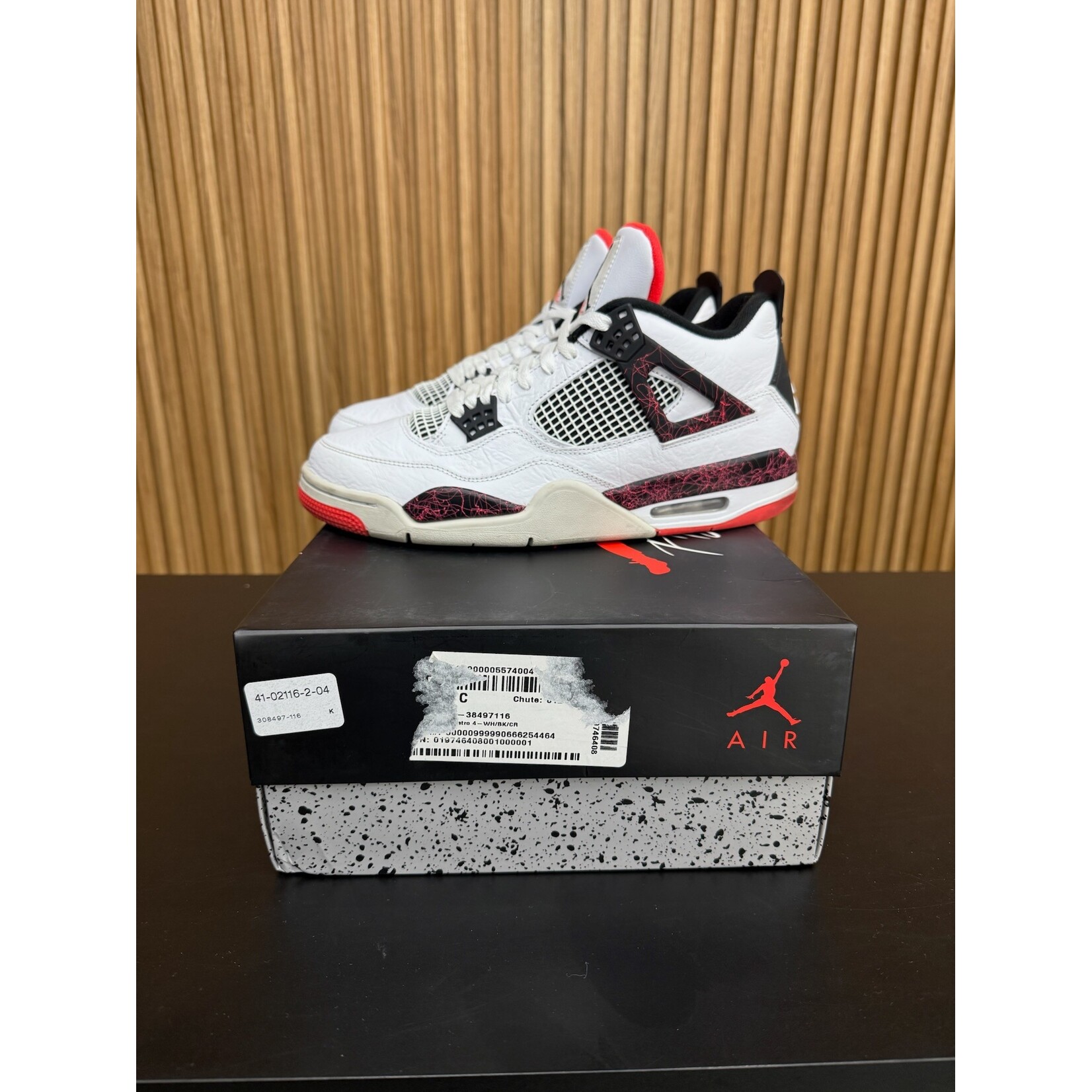 Jordan Jordan 4 Retro Flight Nostalgia Size 11.5, PREOWNED*