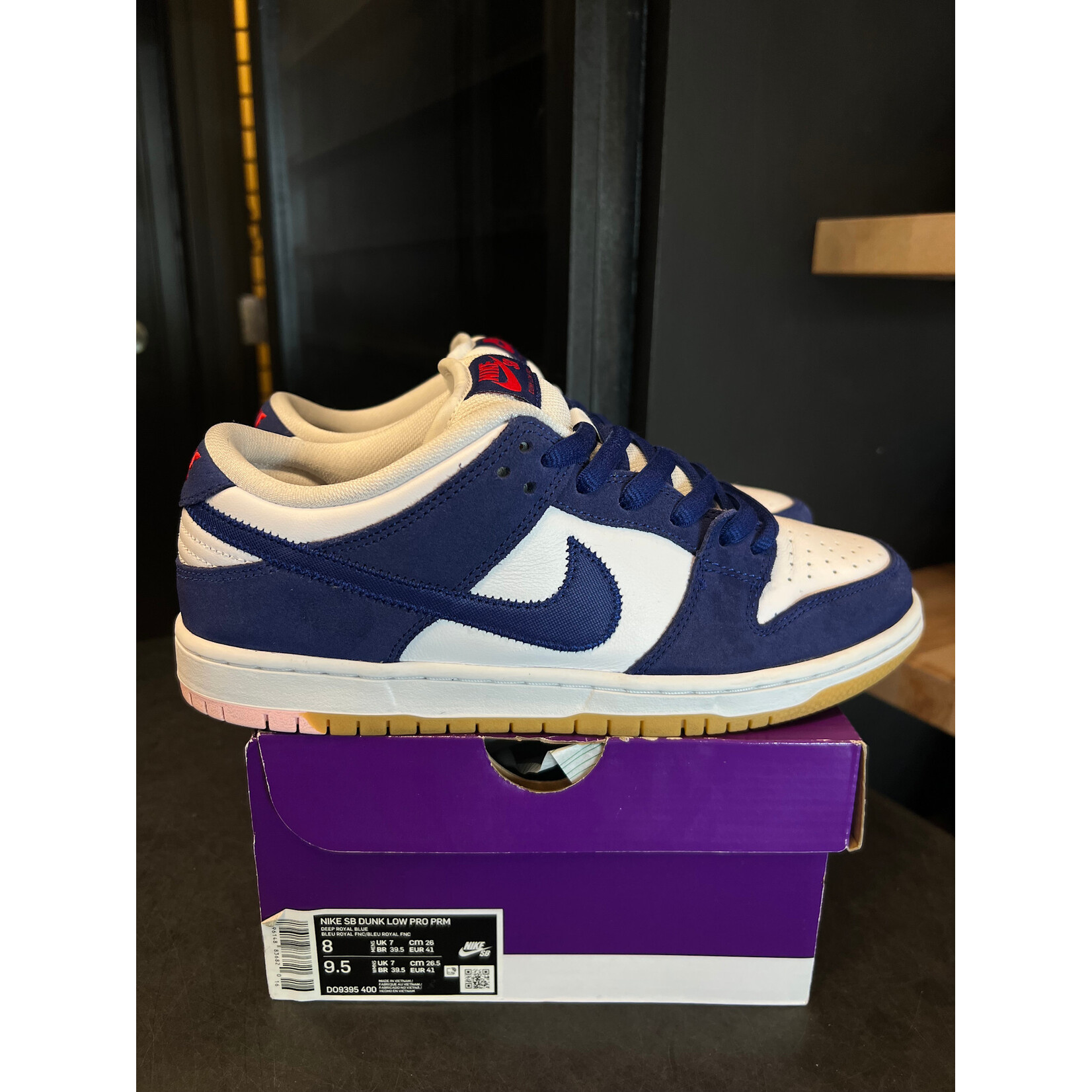 Nike Nike SB Dunk Low Los Angeles Dodgers Size 8, PREOWNED*
