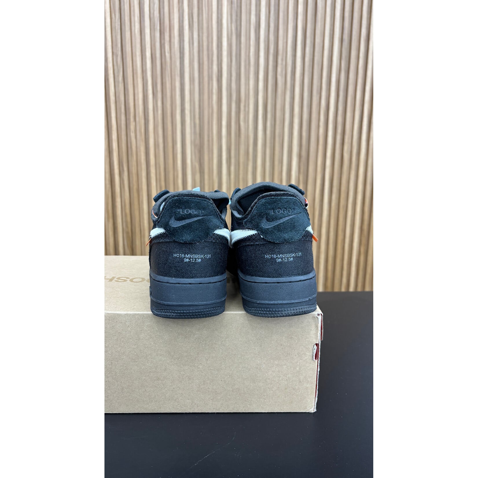 Nike Nike Air Force 1 Low Off-White Black White Size 10, PREOWNED