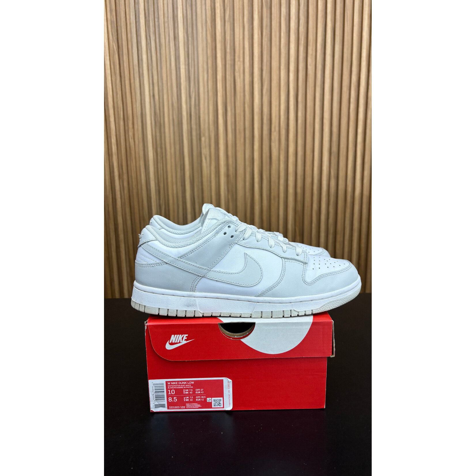 Nike Nike Dunk Low Next Nature Light Smoke Grey (Women's) Size 9W, PREOWNED