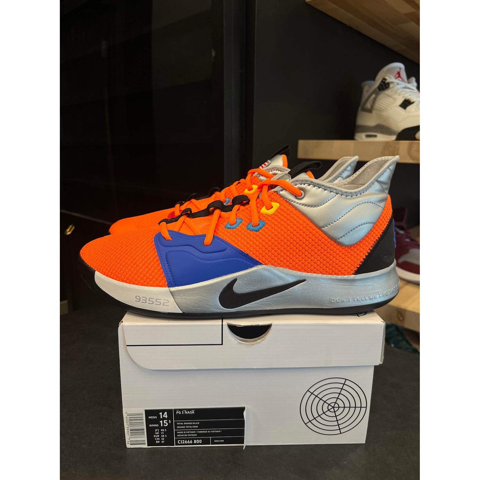 Nike Nike PG 3 NASA Size 14, PREOWNED