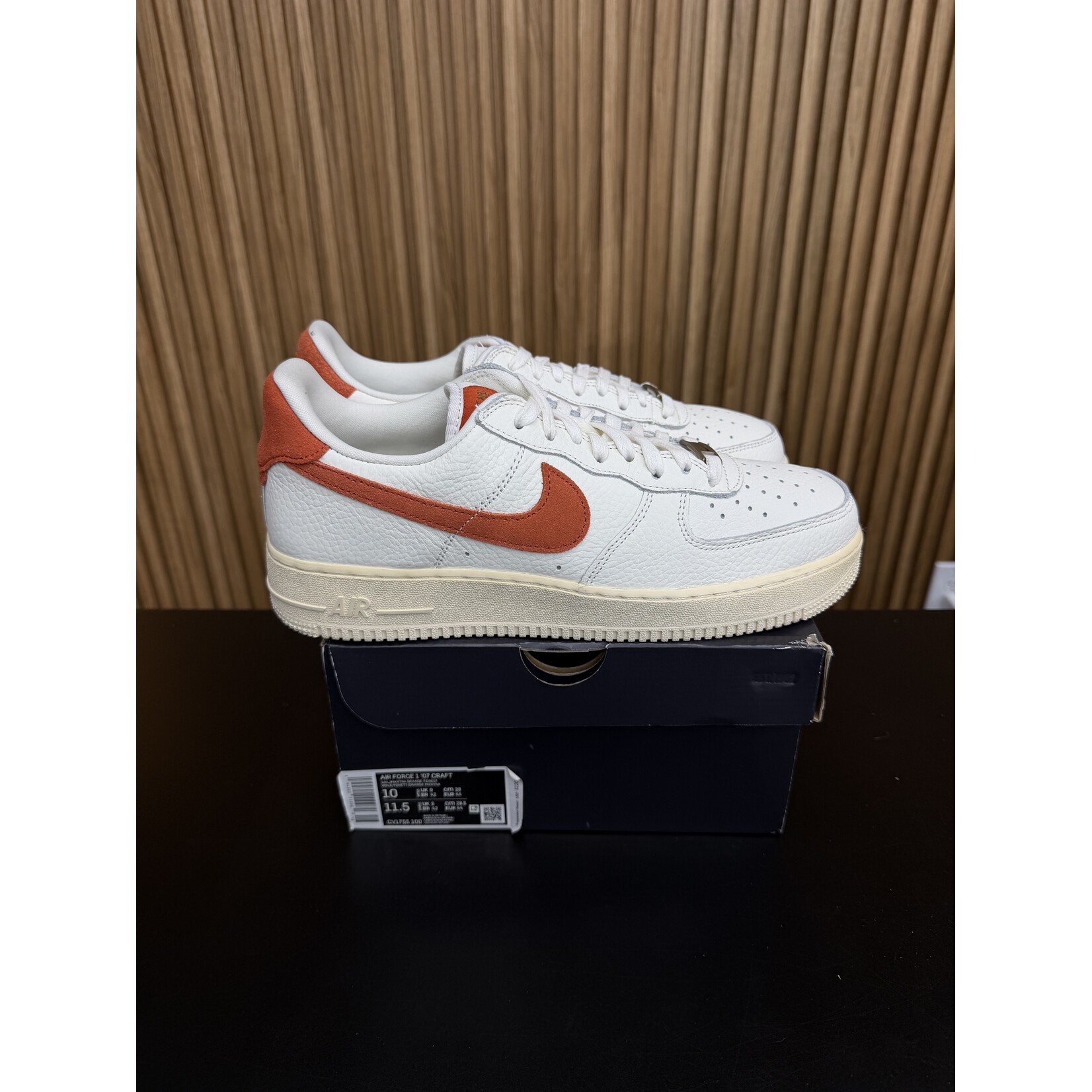 Nike Nike Air Force 1 Low Craft Mantra Orange Size 10, PREOWNED