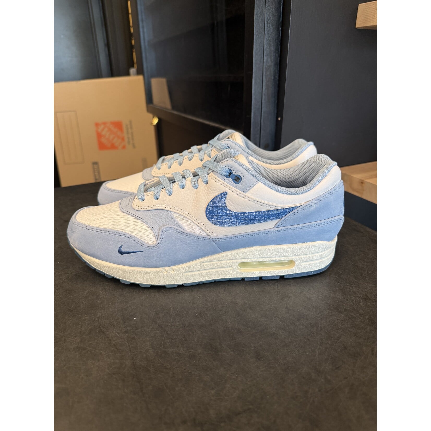 Nike Nike Air Max 1 Premium Blueprint Size 12, PREOWNED*