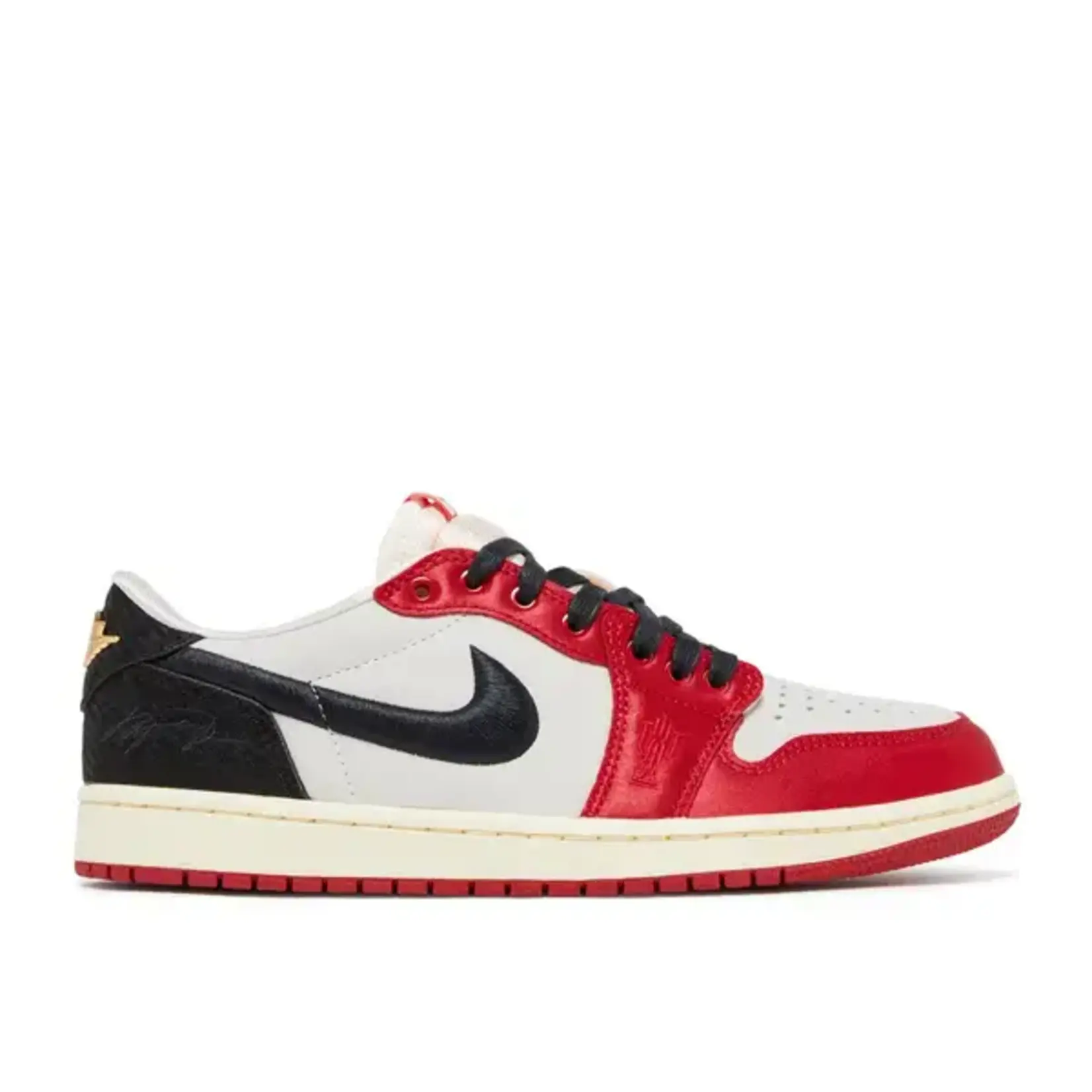 Jordan Jordan 1 Retro Low OG Trophy Room Rookie Card Away Size 9, DS BRAND NEW DAMAGE BOX