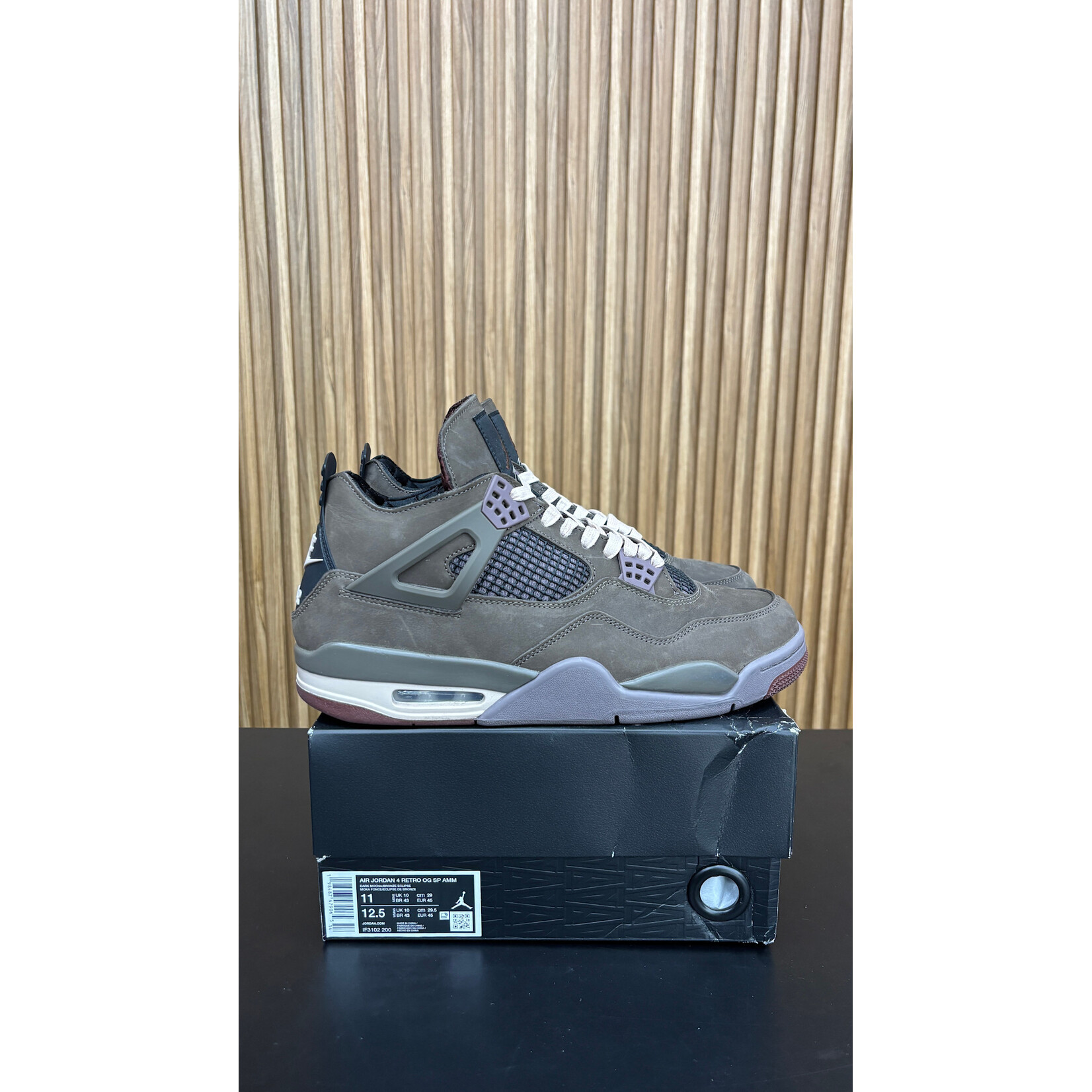 Jordan Jordan 4 Retro SP A Ma Maniére Dark Mocha Size 11, PREOWNED