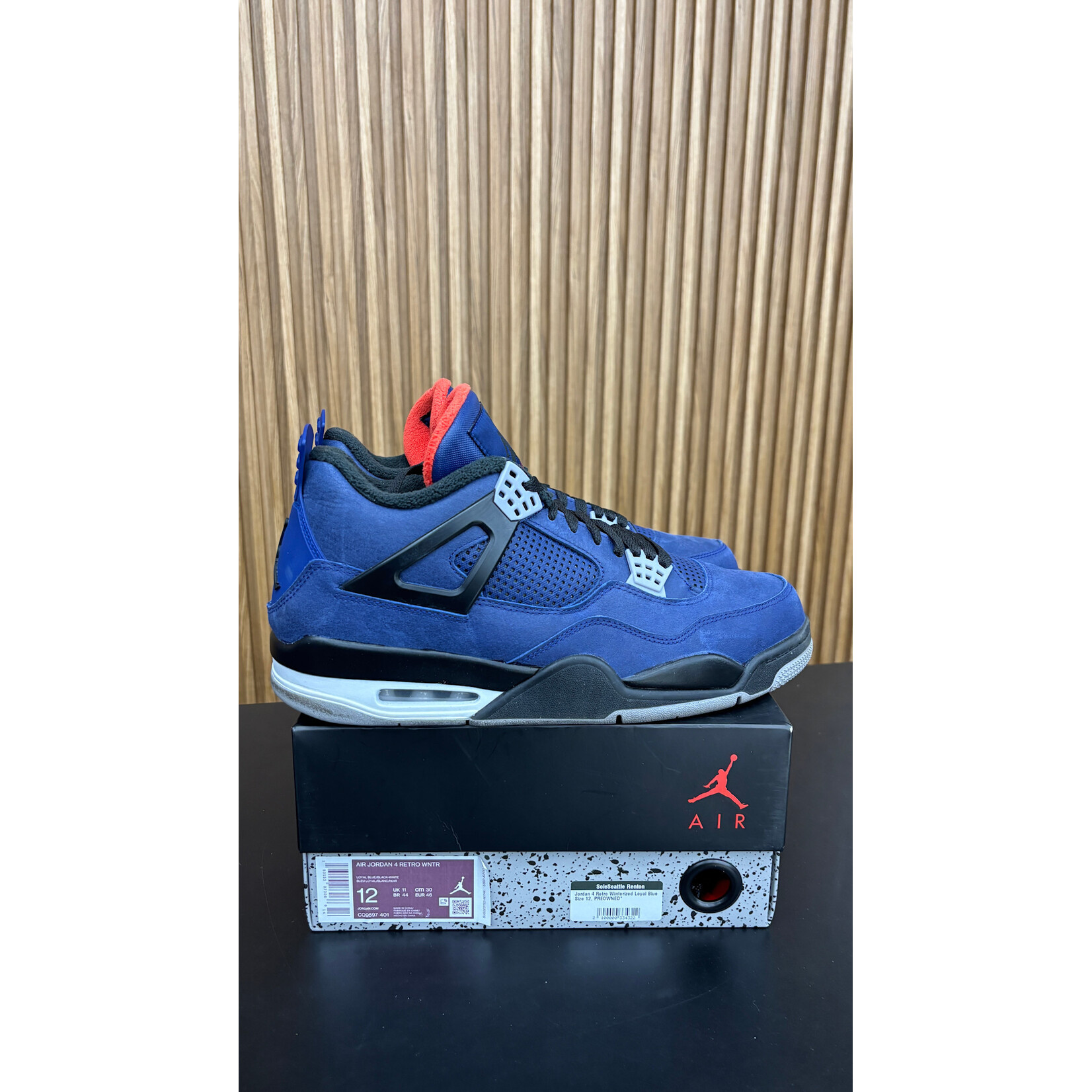 Jordan Jordan 4 Retro Winterized Loyal Blue Size 12, PREOWNED*