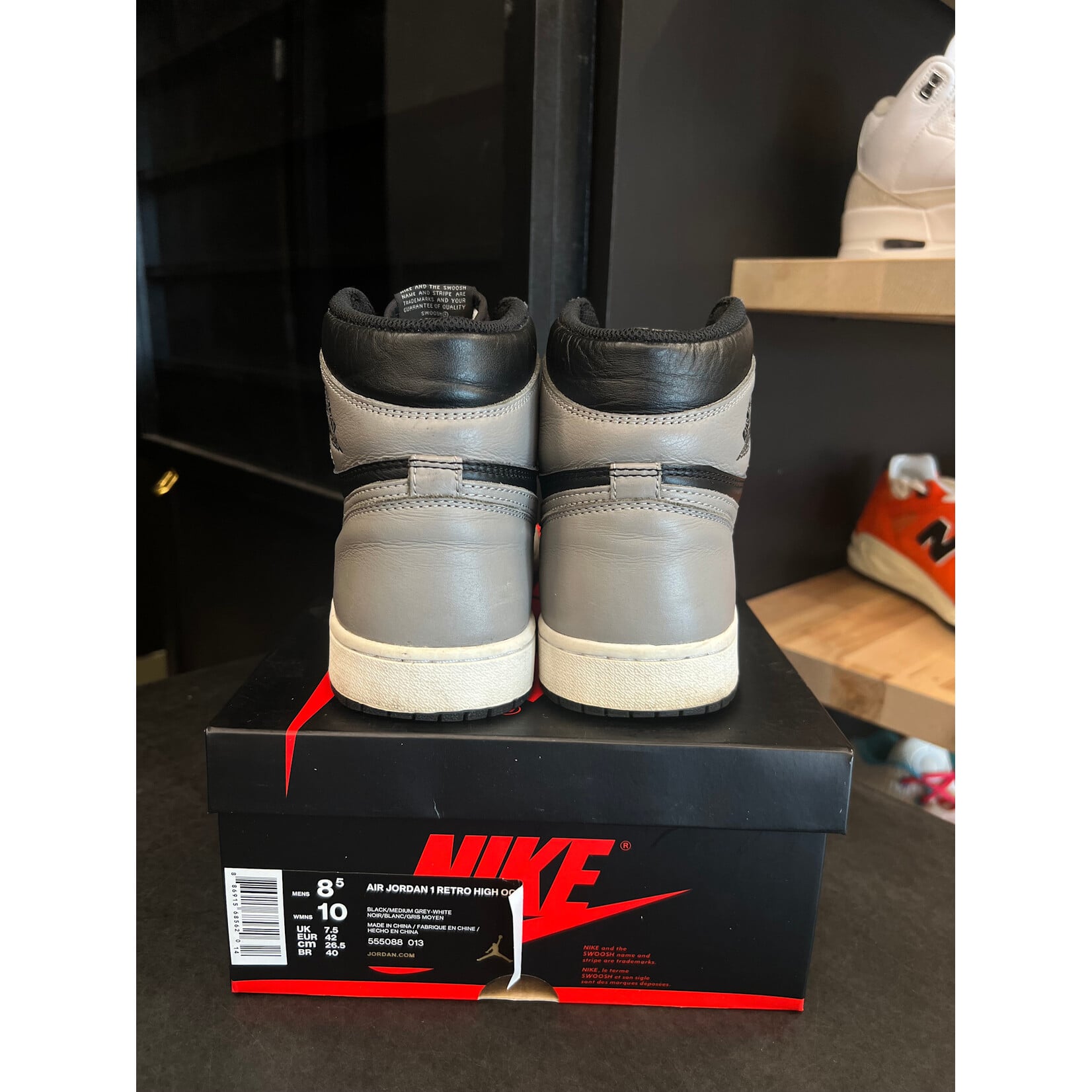 Jordan Jordan 1 Retro High Shadow (2018) Size 8.5, PREOWNED