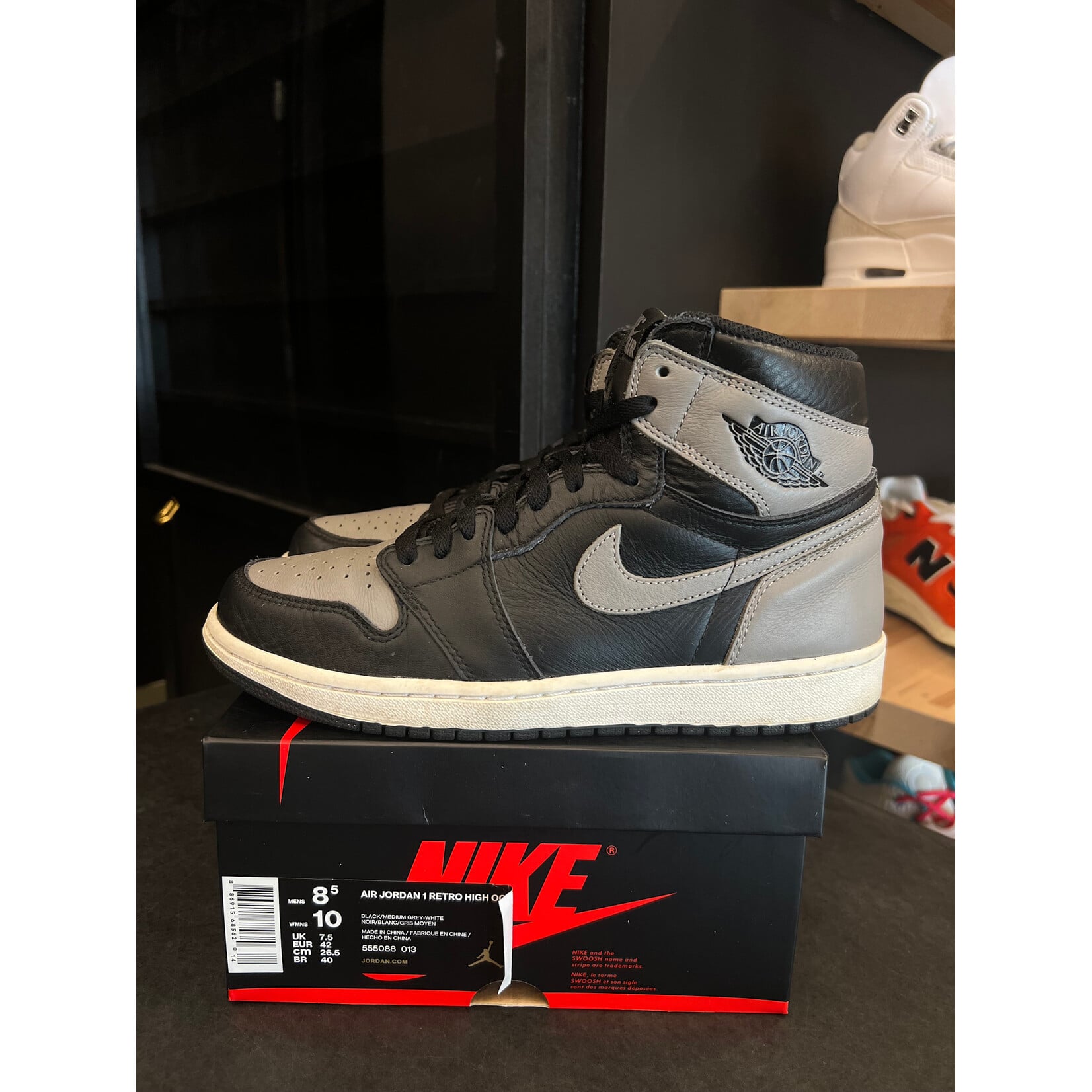 Jordan Jordan 1 Retro High Shadow (2018) Size 8.5, PREOWNED