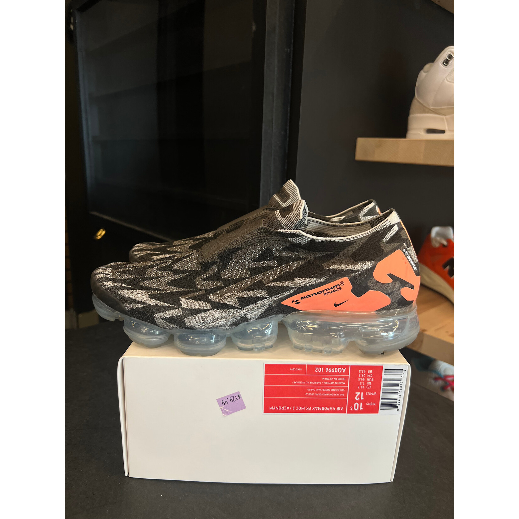 Nike Nike Air VaporMax Moc 2 Acronym Sail Size 10.5, PREOWNED