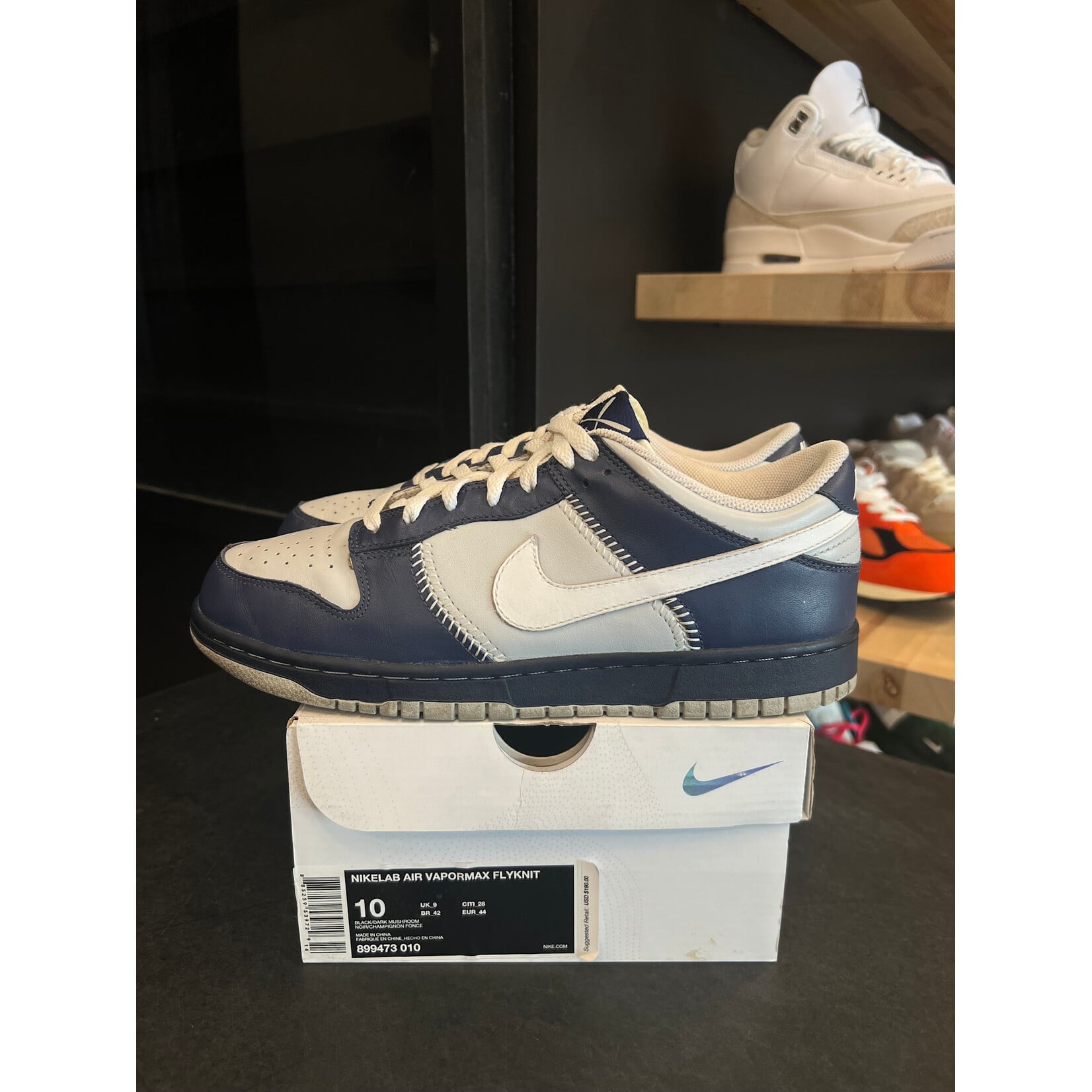 Nike Nike Dunk Low Baseball Neutral Grey Midnight Navy Size 9.5, PREOWNED