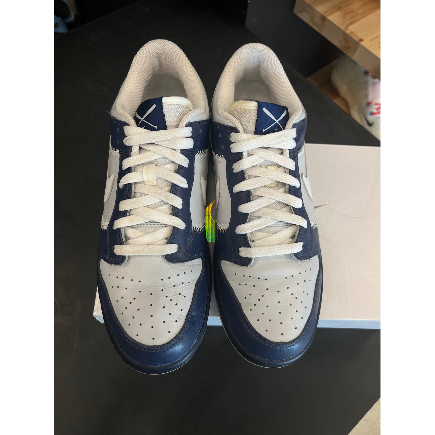 Nike Nike Dunk Low Baseball Neutral Grey Midnight Navy Size 9.5, PREOWNED