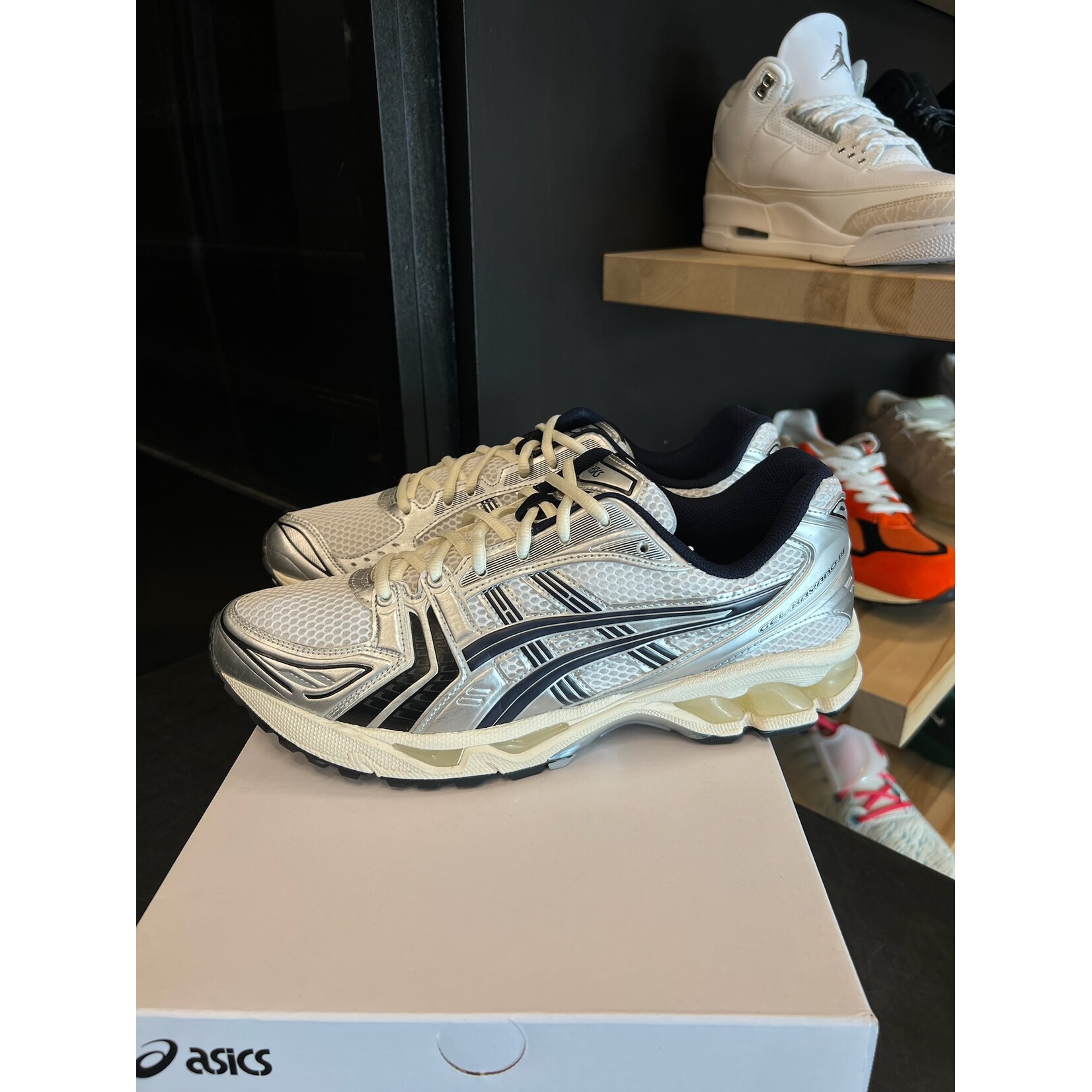 ASICS ASICS Gel-Kayano 14 JJJJound White Navy Size 11, PREOWNED*