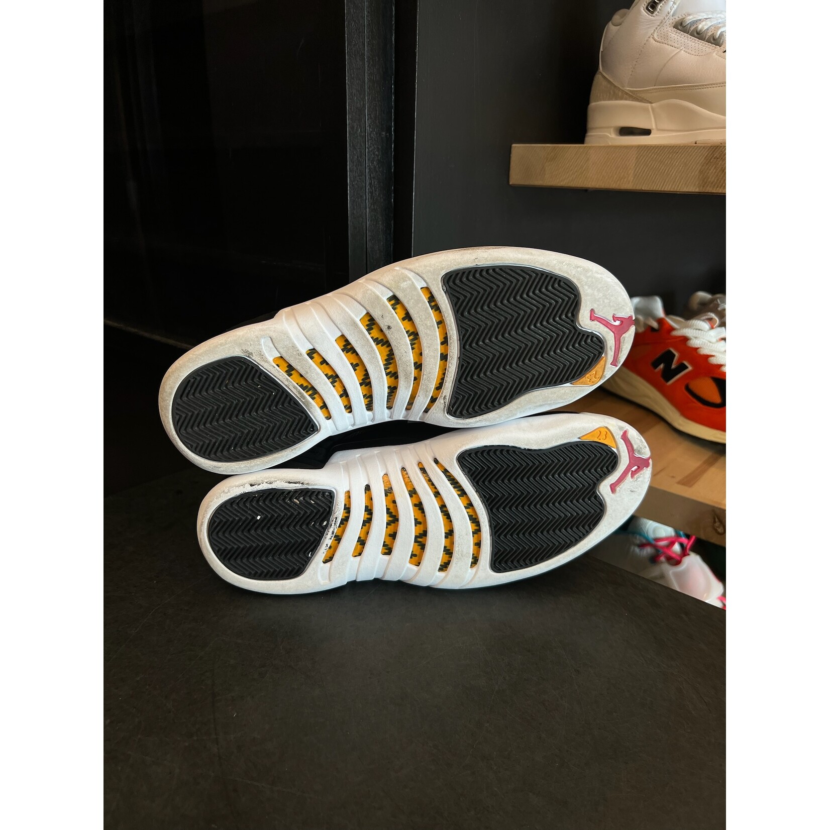 Jordan Jordan 12 Retro Reverse Taxi Size 11.5, PREOWNED*