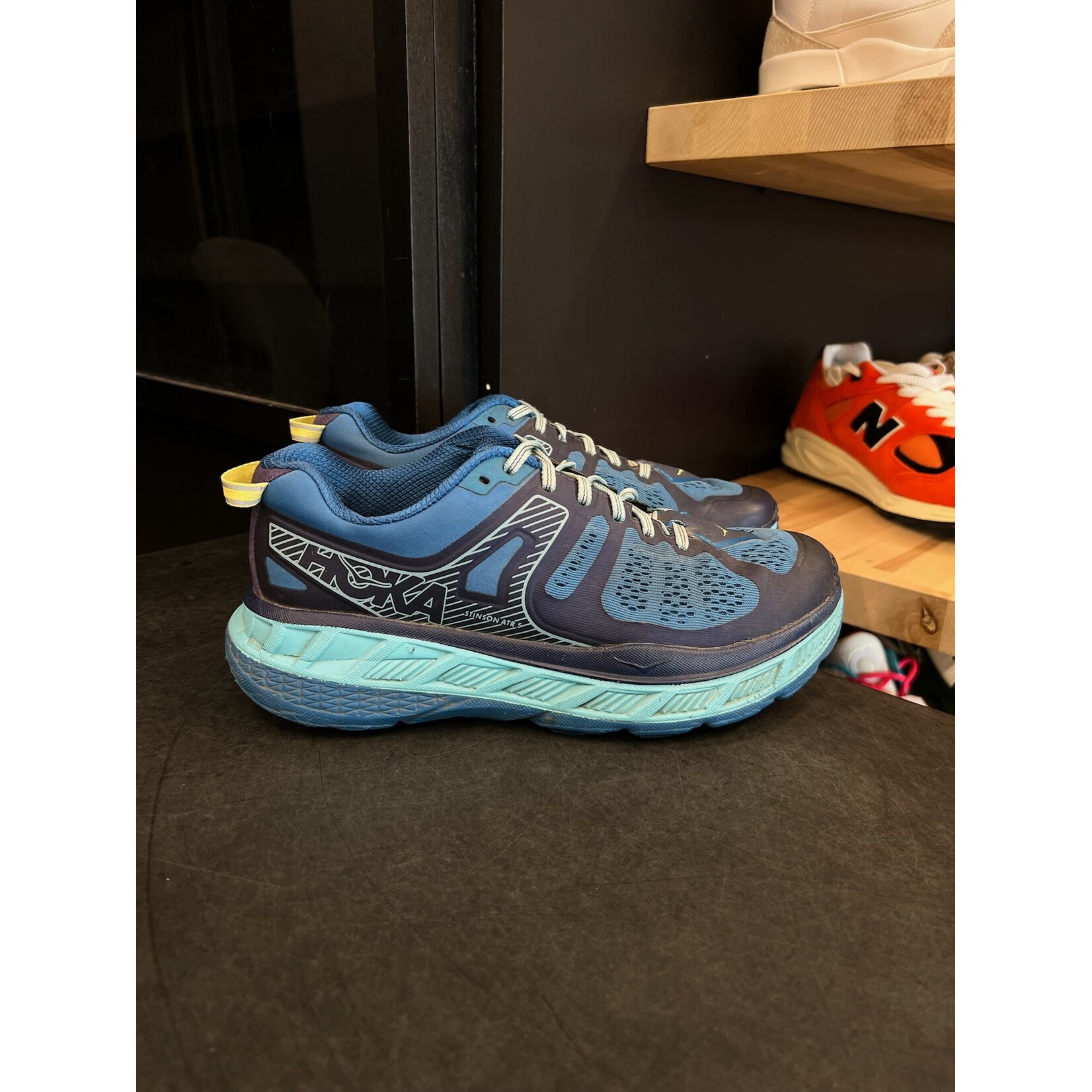 Hoka Hoka One One Stinson ATR 5 Blue Size 9.5, PREOWNED