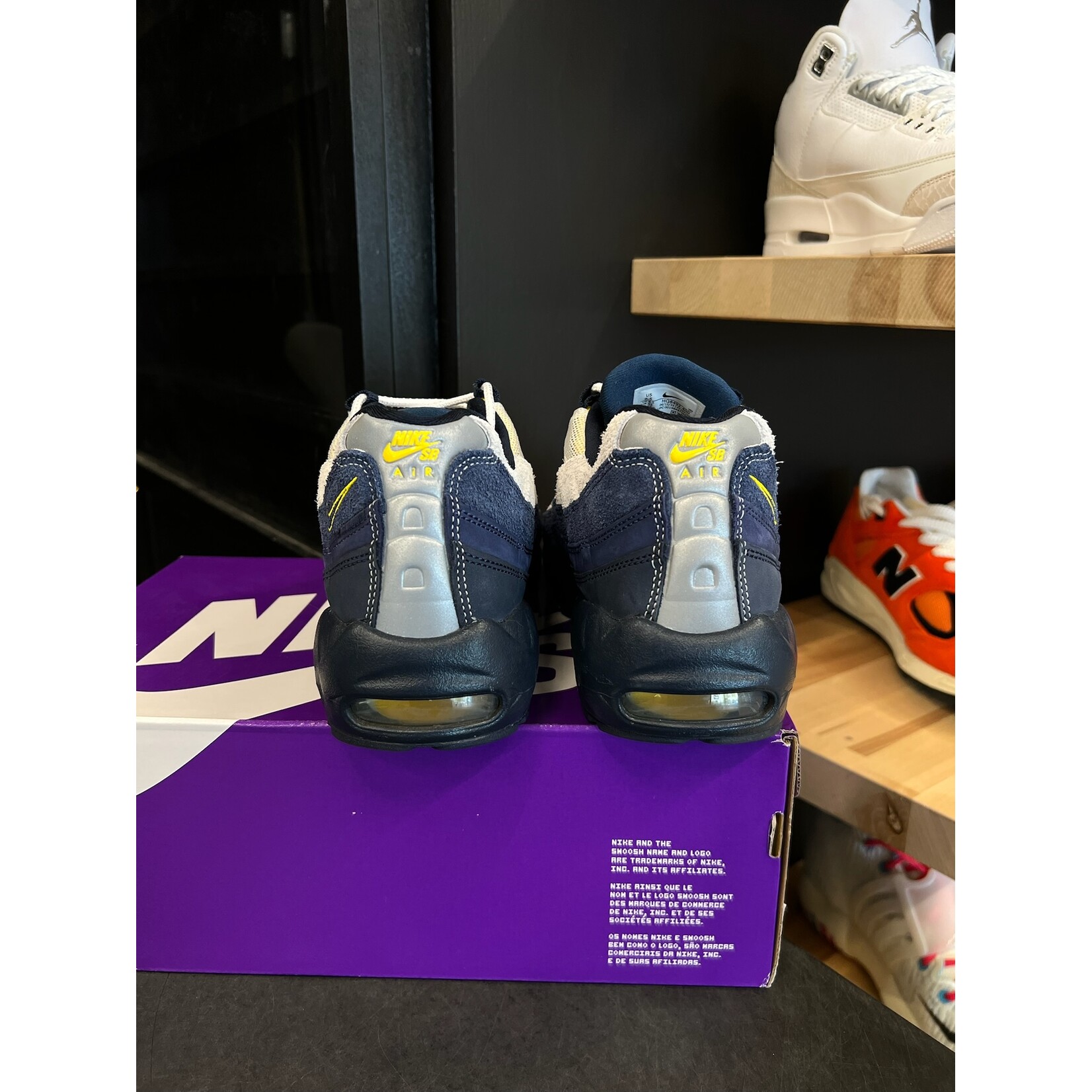 Nike Nike Air Max 95 SB Eric Koston Obsidian Speed Yellow Size 9.5, PREOWNED*